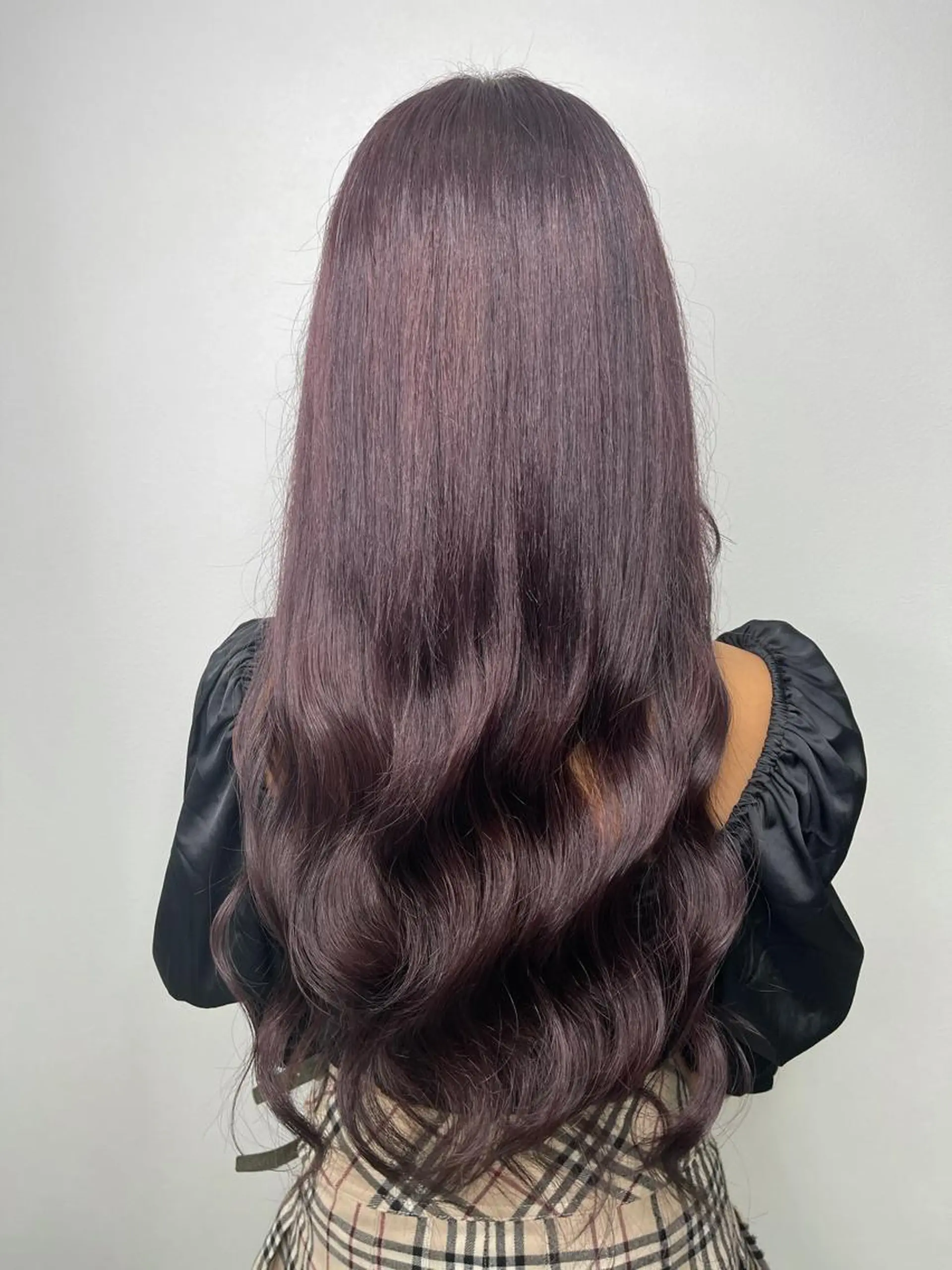 ロング カラー ケアカラー トリートメント &chaLme   心斎橋所属・emi/髪質改善/ 韓国風/艶カラーのヘアスタイル