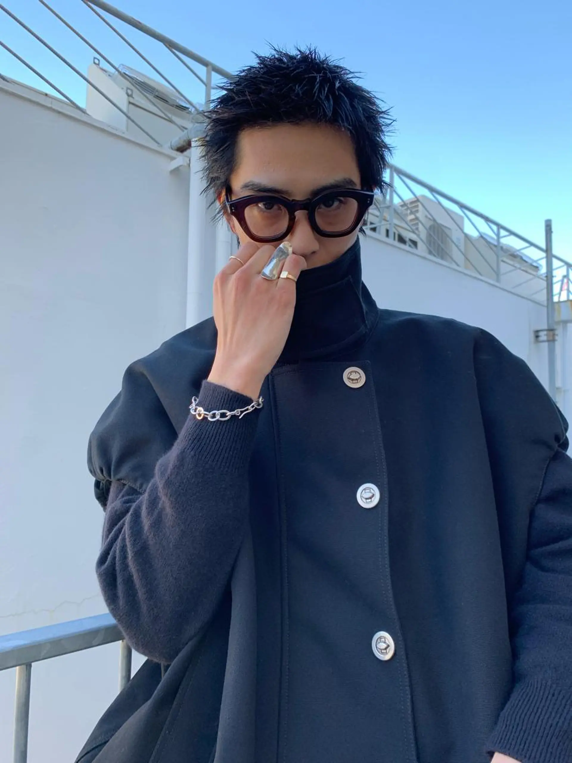 ショート メンズ 似合わせウルフ/ レイヤー/山本祐輔のヘアスタイル