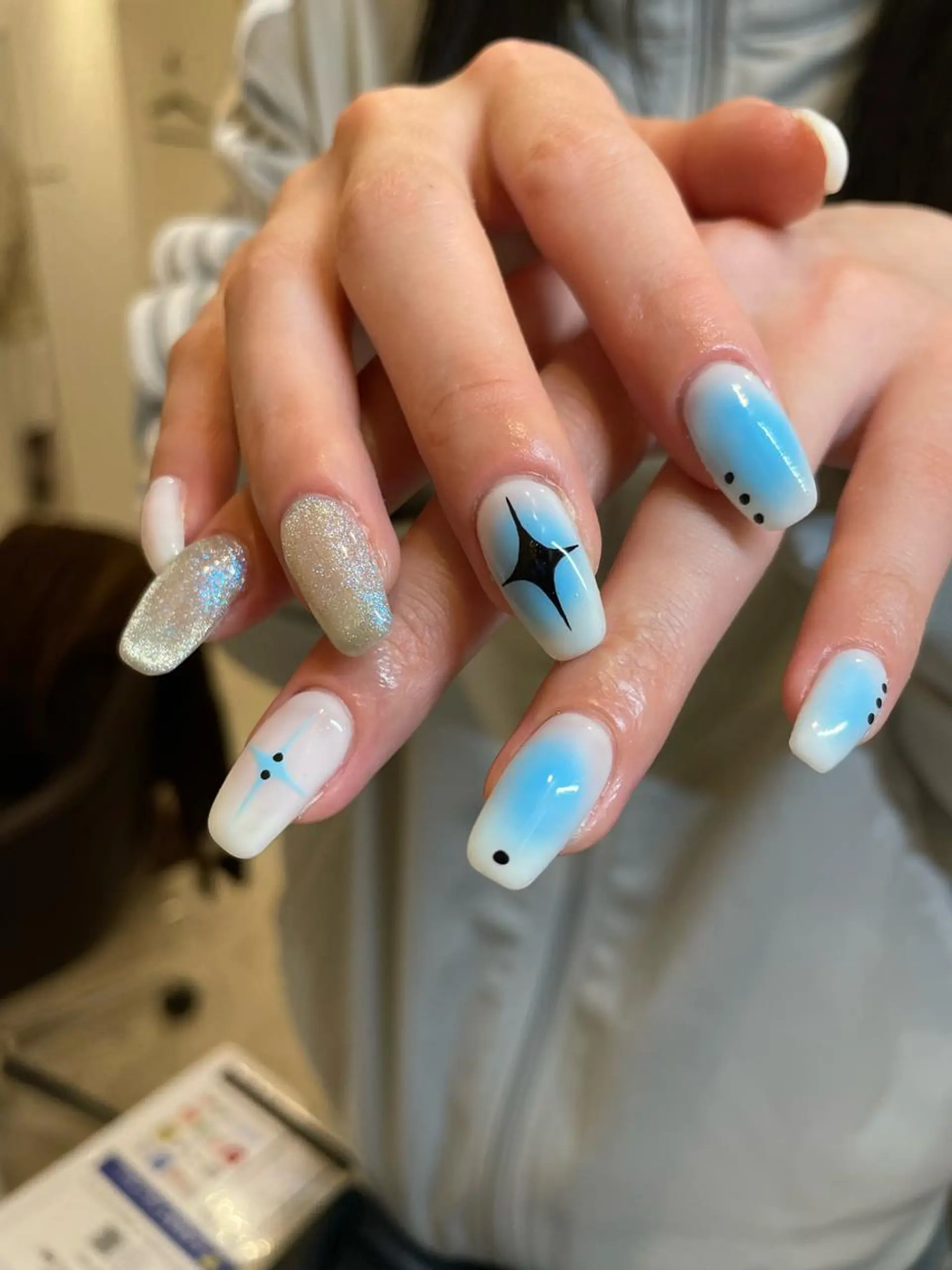 ネイル ハンドネイル AOI✩⡱ y2kネイルのネイルデザイン