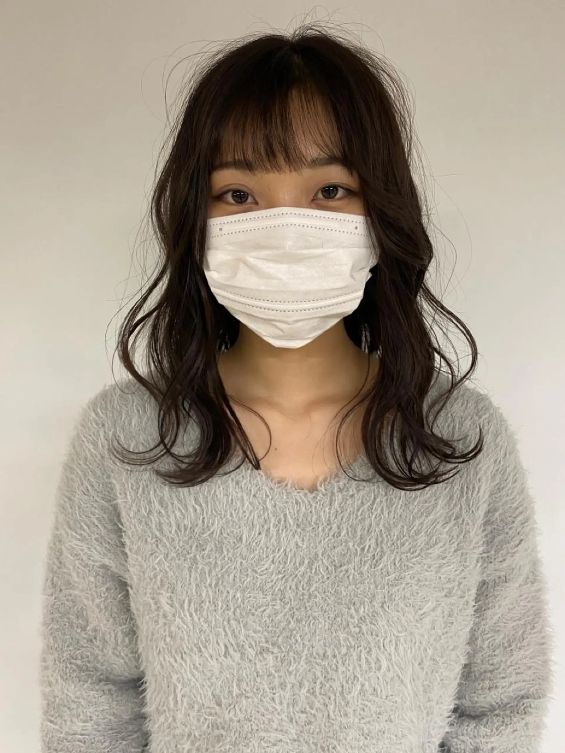 セミロング カラー steed tokyo所属・KOOKI スティードトーキョーのヘアスタイル