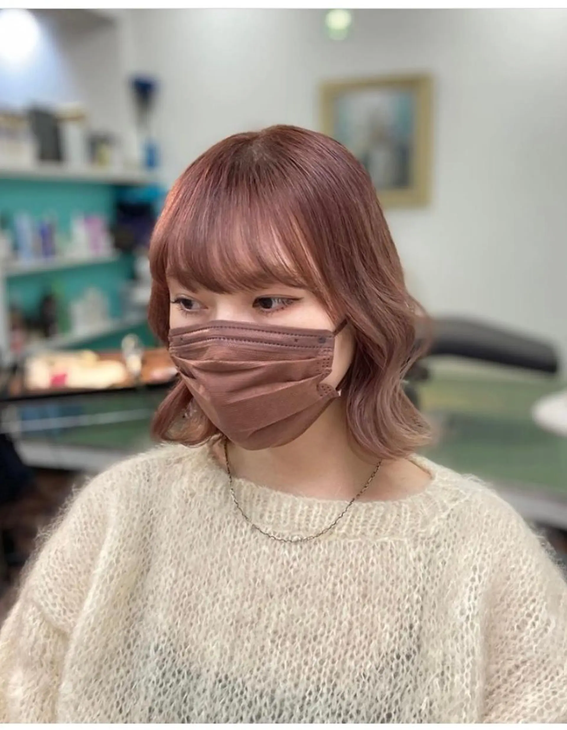 ミディアム ヘアカラー Fun  hair make所属・田牧 みゆきのヘアスタイル