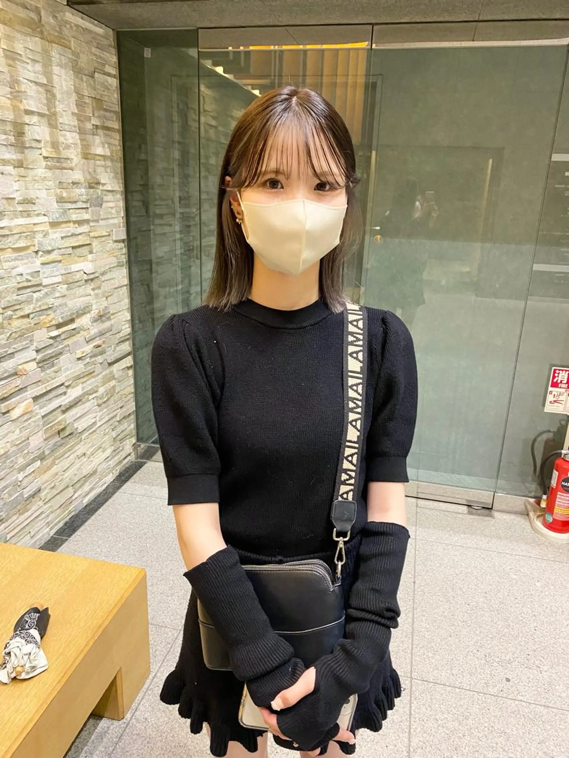 ショート カラー パーマ ヘアアレンジ 髪と音処　マトぺ所属・デザインカラー/ボブ ブリーチカラー/ユリのヘアスタイル