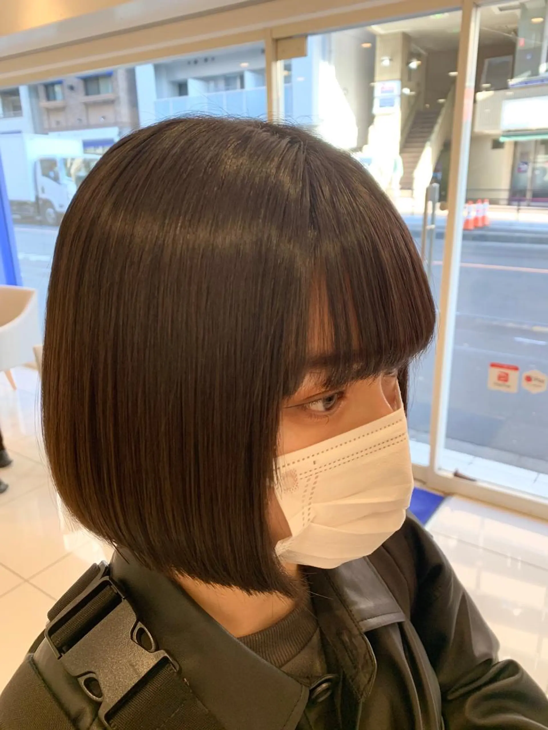 ショート パーマ 金澤 夏海のヘアスタイル