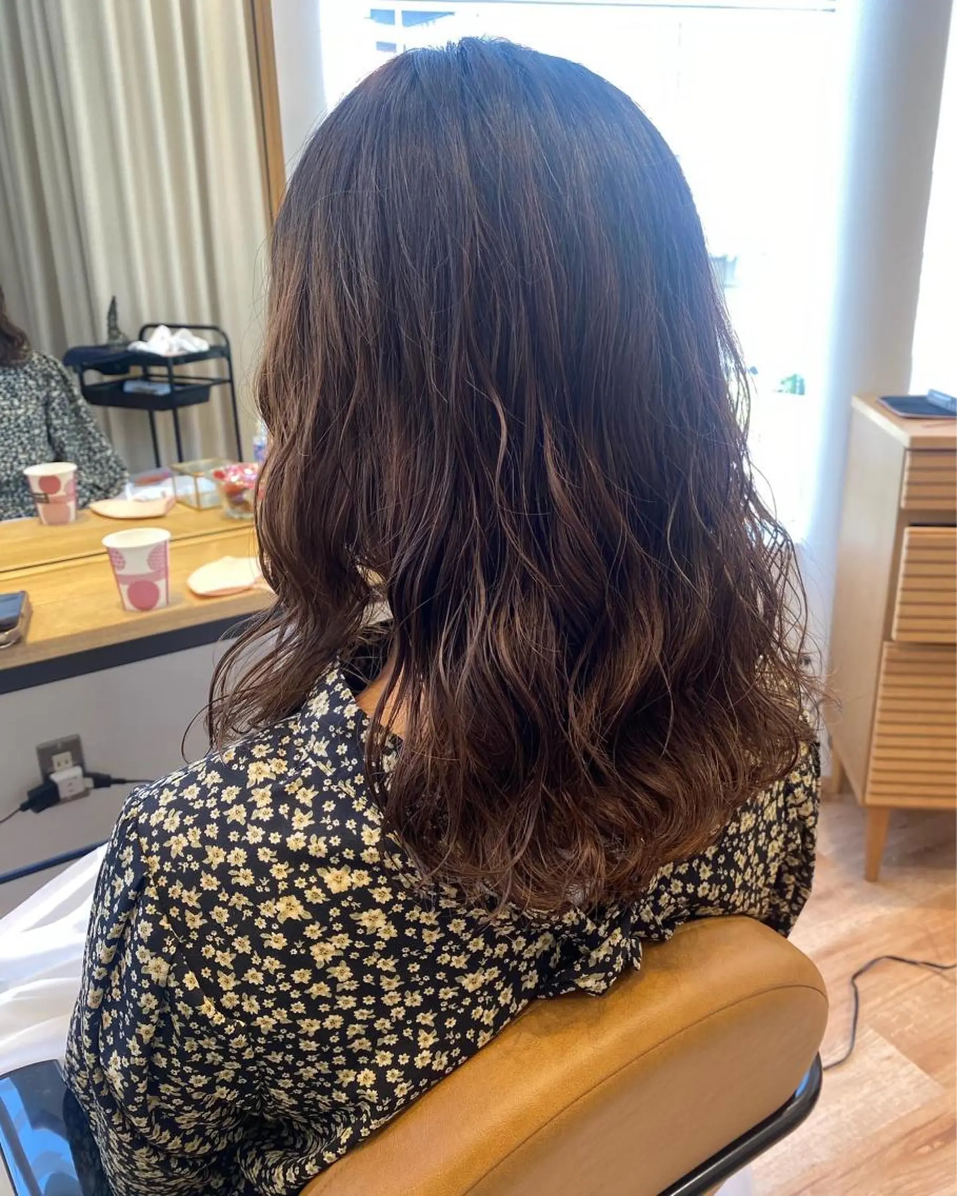 ミディアム パーマ ❤️パーマ美容師✂︎ 井口美緒のヘアスタイル