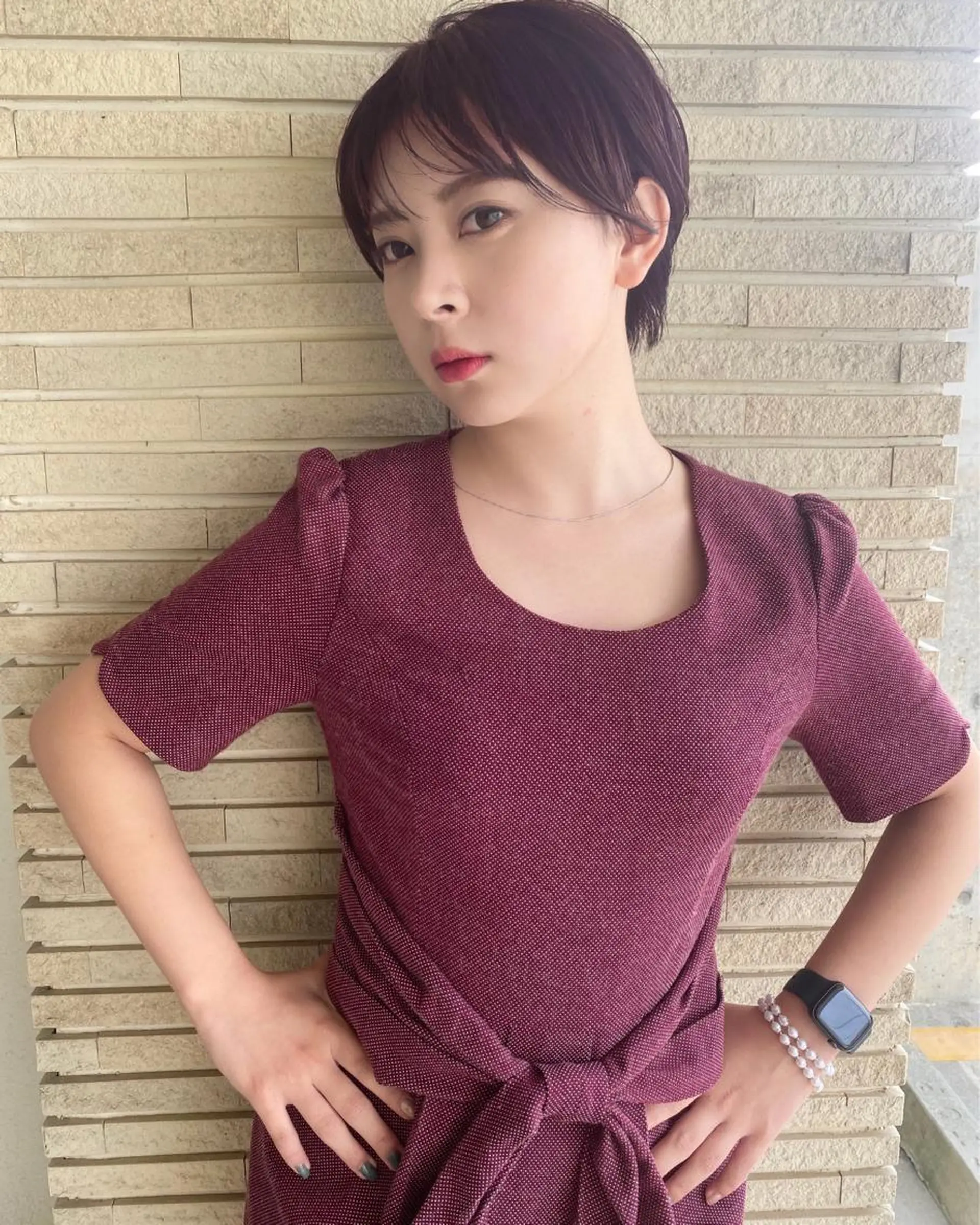 ショート カラー イルミナカラー カット ヘアカラー grand juteのヘアスタイル