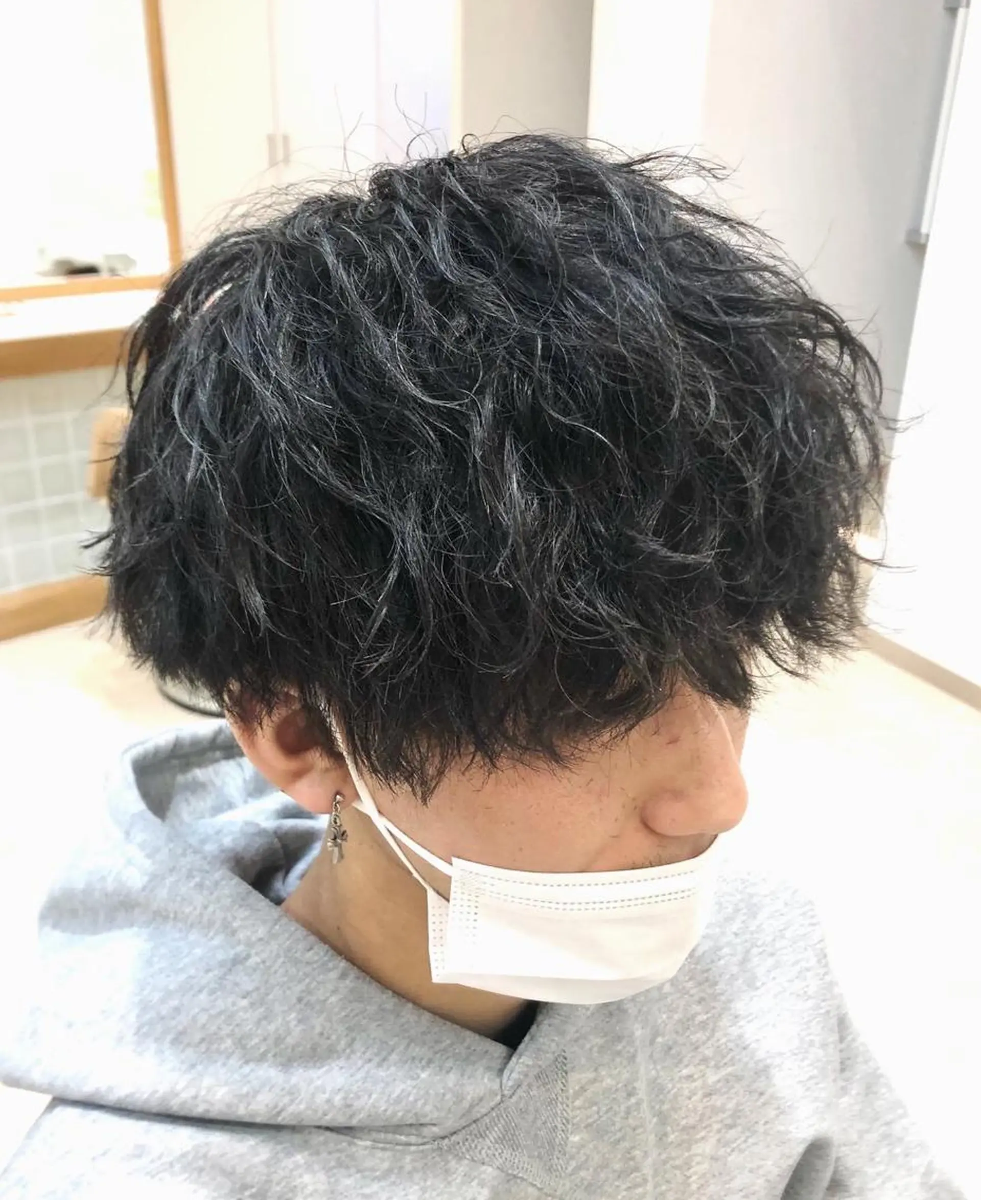 ショート パーマ メンズ 小林 優太　メンズパーマ✨のヘアスタイル