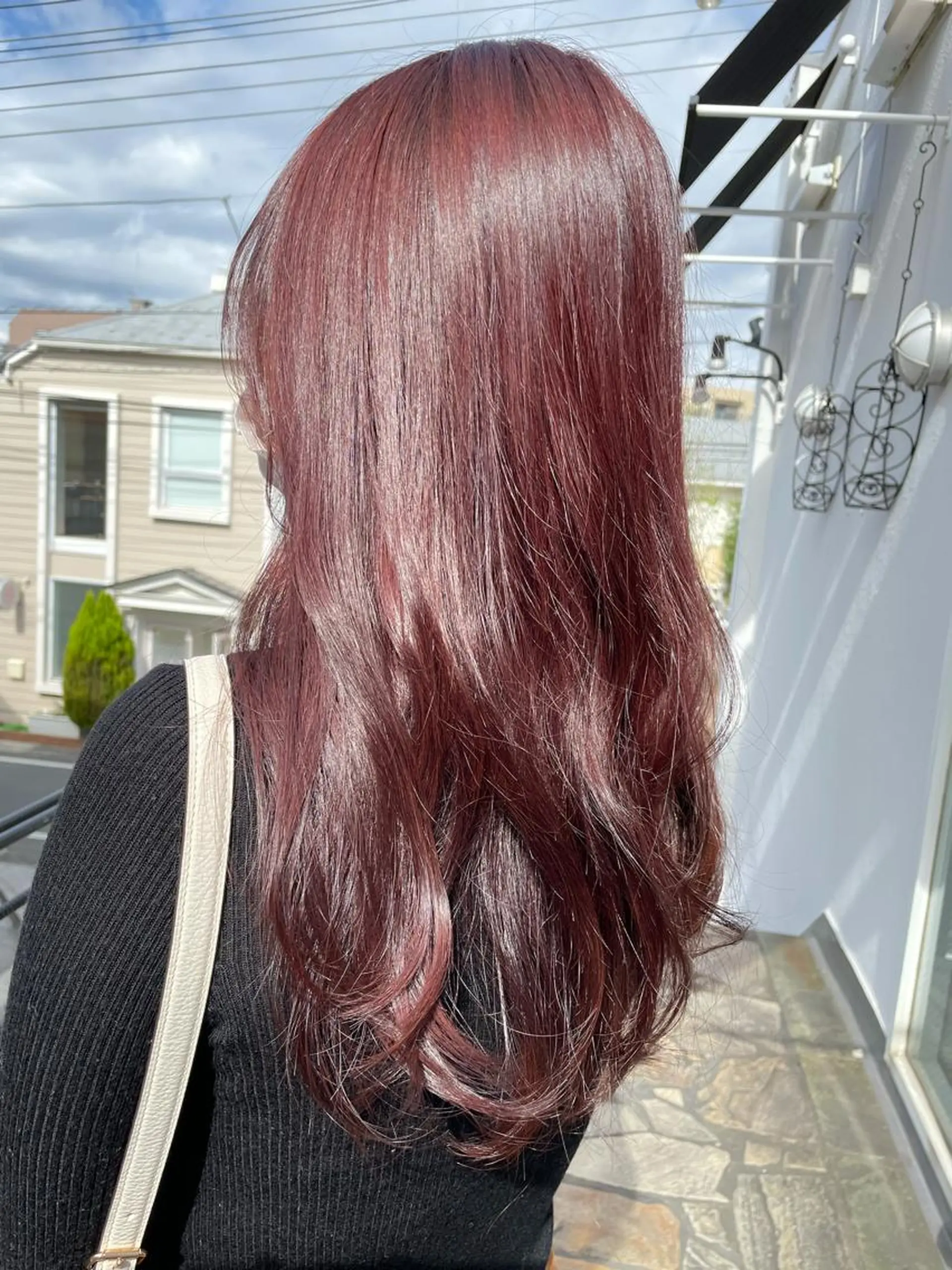 ロング カラー カット ヘアカラー トリートメント 平 ちひろのヘアスタイル