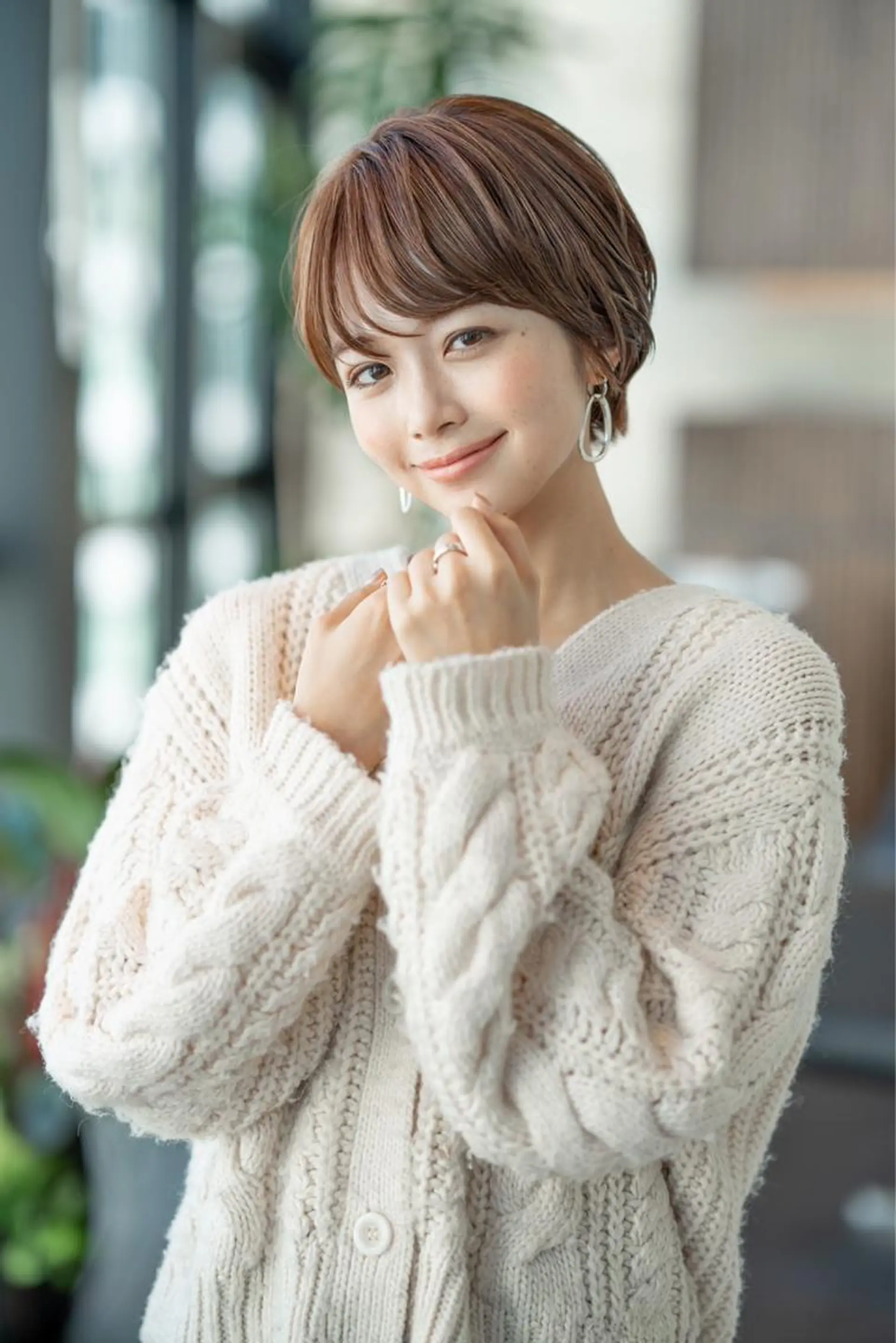 ショート カラー ヘアカラー トリートメント 🉐レイヤー/塩見 弘樹🉐渋谷のヘアスタイル