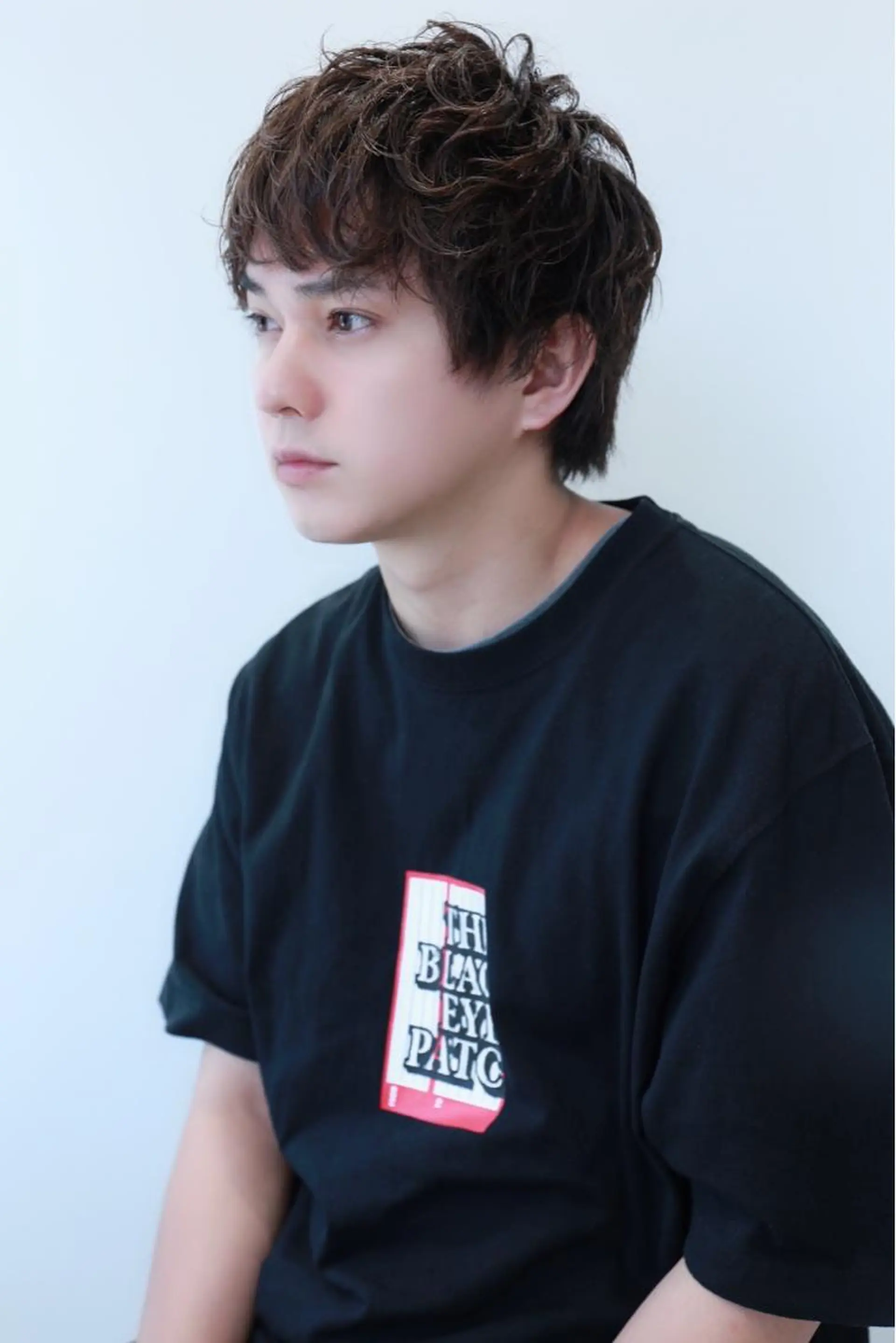 メンズ メンズパーマ ウルフカット／吉村 桃子のヘアスタイル