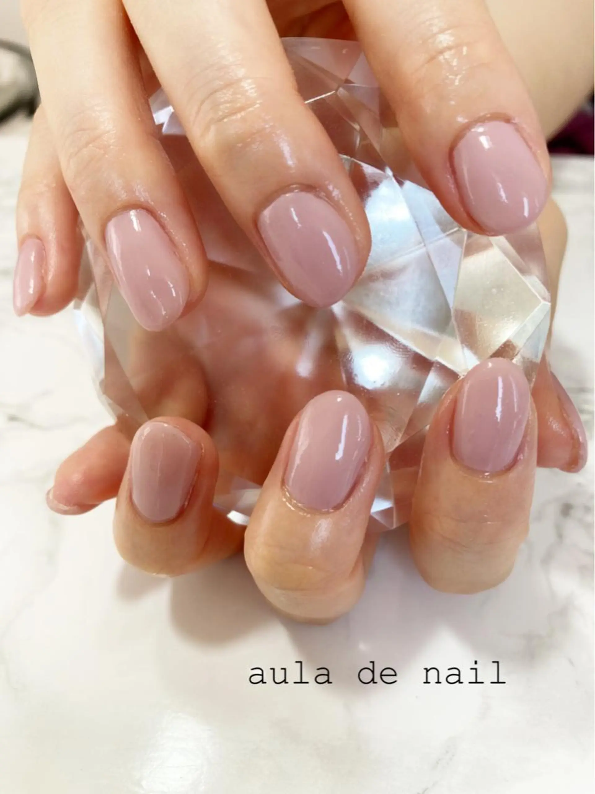 ネイル ワンカラーネイル auladenail アウラデネイルのネイルデザイン