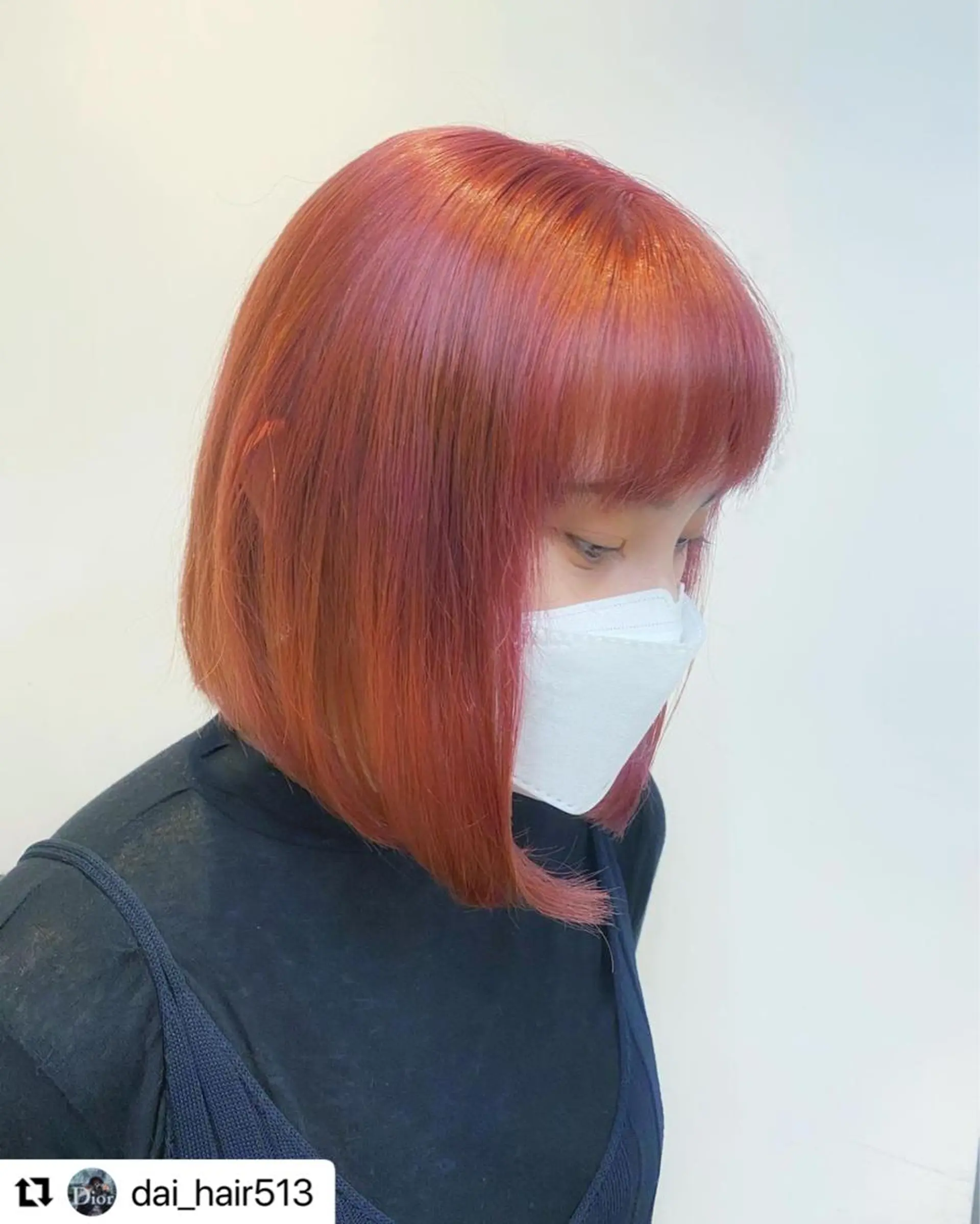 ショート カット ヘアカラー ✂︎神カット&カラー 韓国風パーマ黒田ダイのヘアスタイル