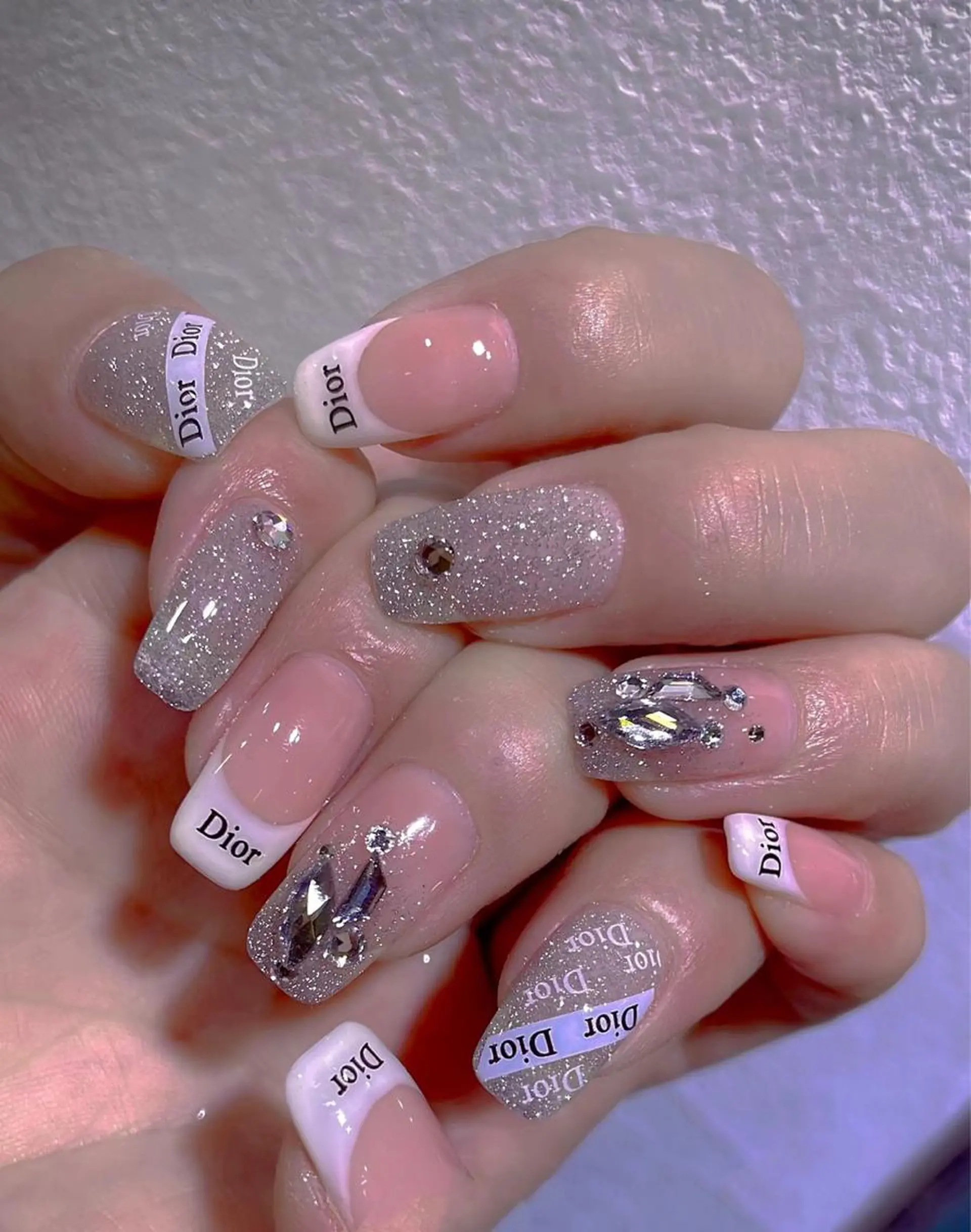 セミロング ハンドネイル ハンドケア 💜MIYA nail川崎店のネイルデザイン