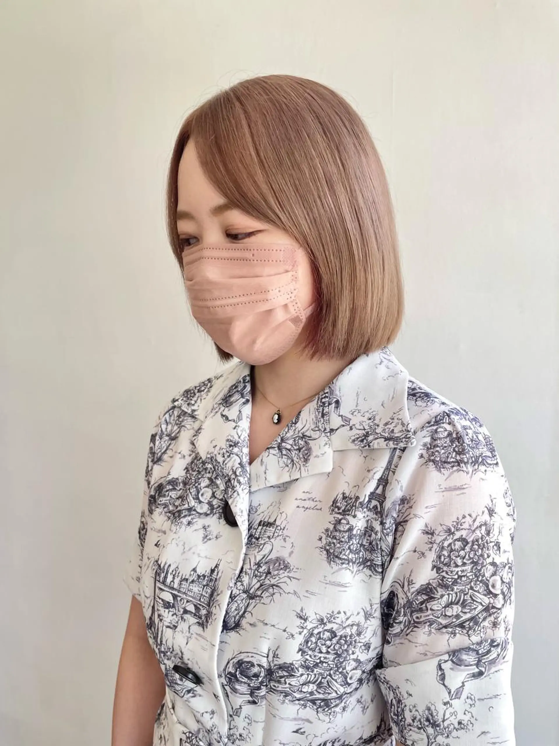 ミディアム ヘアカラー トリートメント ボブ/レイヤー 🌟梅田盛一🌟のヘアスタイル