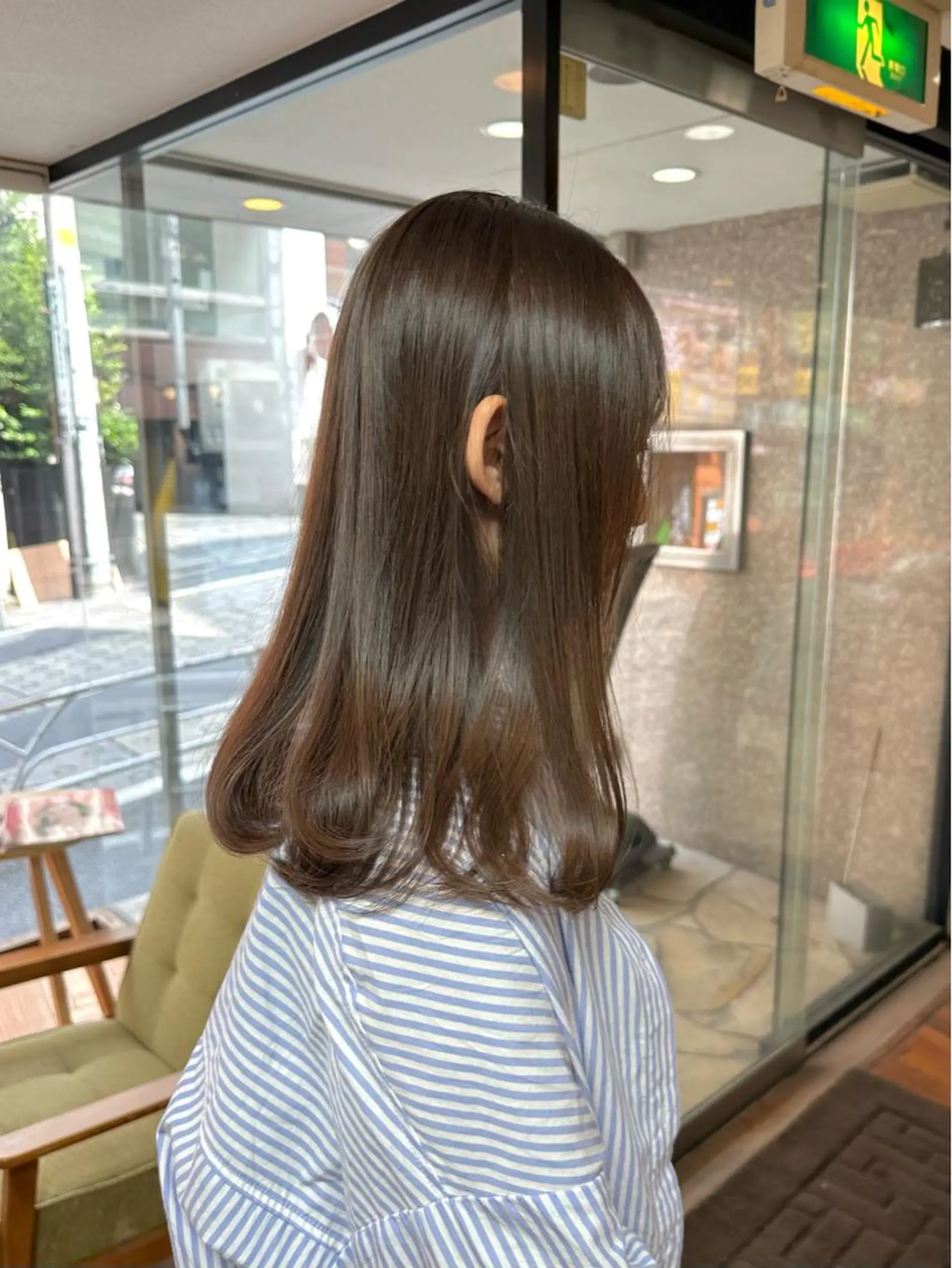 ミディアム カラー ベージュカラー ブリーチ ブリーチなしカラー LUMO所属・矢野 晃平のヘアスタイル