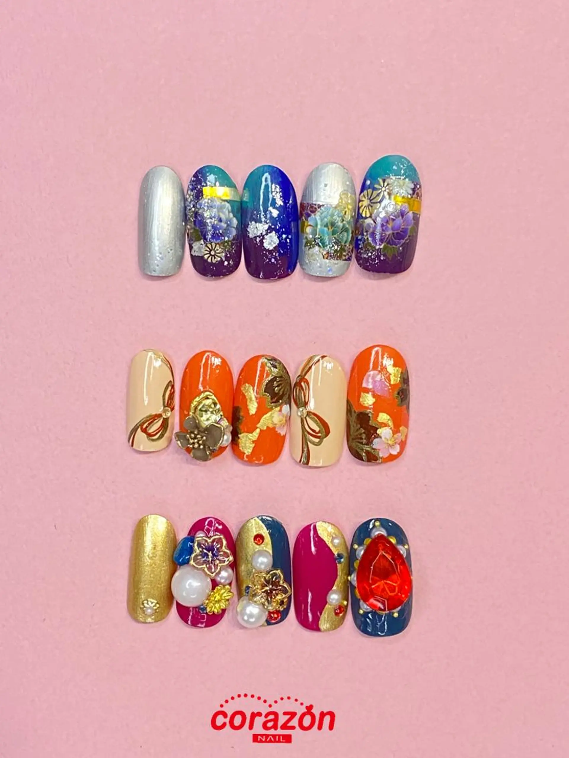 ネイル アートネイル 成人式 ジェルネイル シンプルネイル ハンドネイル ハンドケア corazon所属・ネイリスト aicoのネイルデザイン