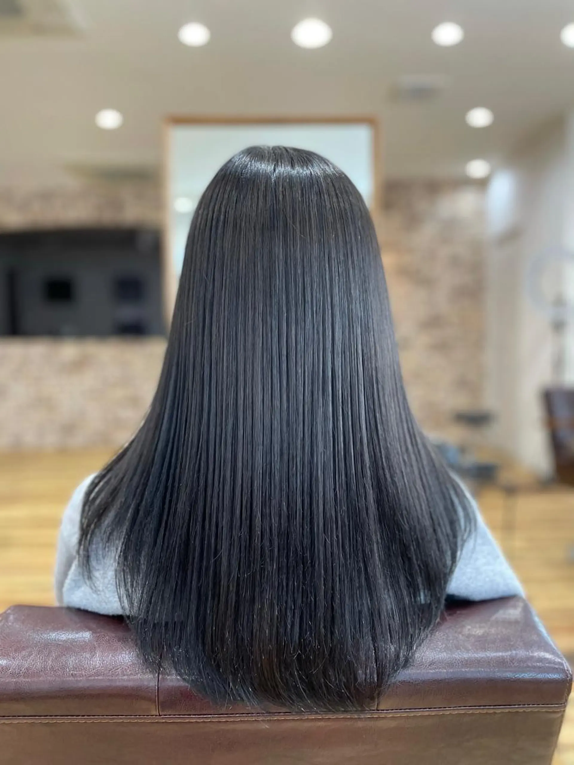 ロング カット トリートメント YASUHIRO グレージュ/メンズのヘアスタイル