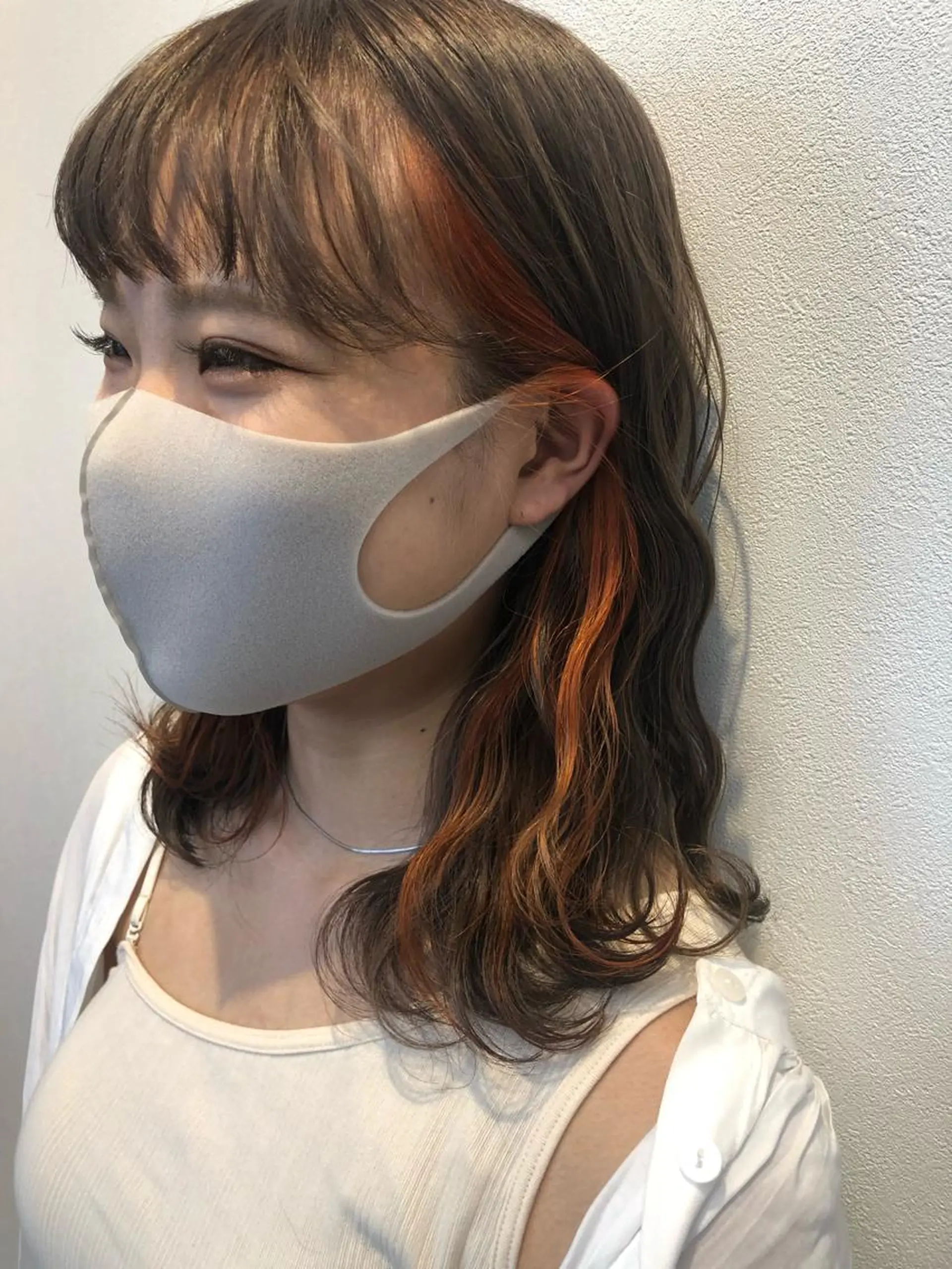 ミディアム カラー カット ヘアカラー トリートメント 🪞個室サロン/韓国 艶髪/keito🪞のヘアスタイル