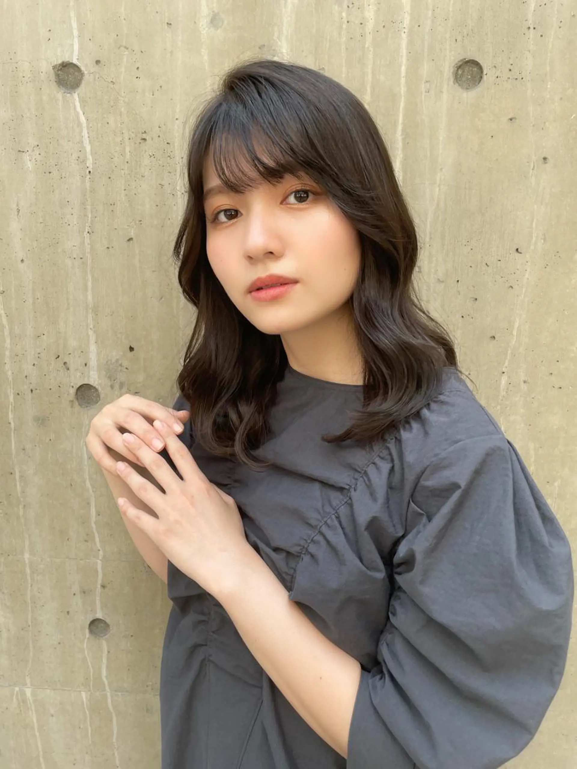 セミロング カット ヘアカラー STUD hairsalon所属・STUD YUKIのヘアスタイル