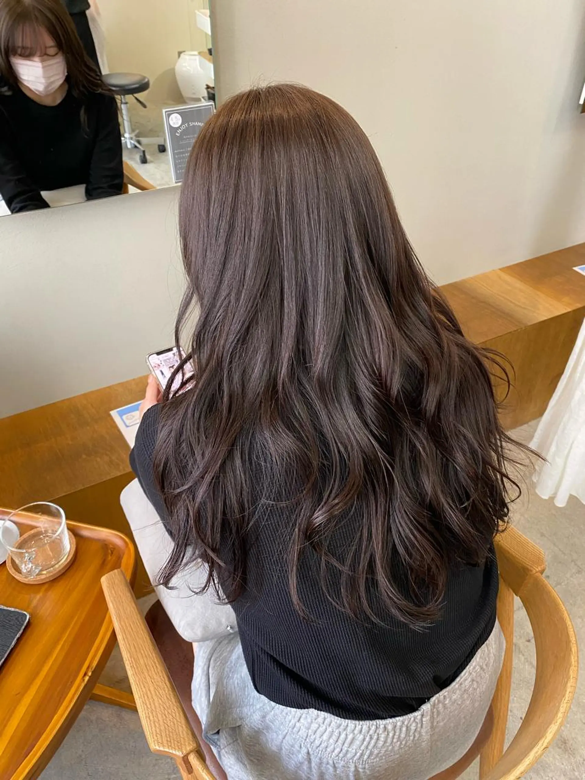 ロング カラー カット ヘアカラー トリートメント NIKO/名古屋/ 伏見/花屋併設のヘアスタイル