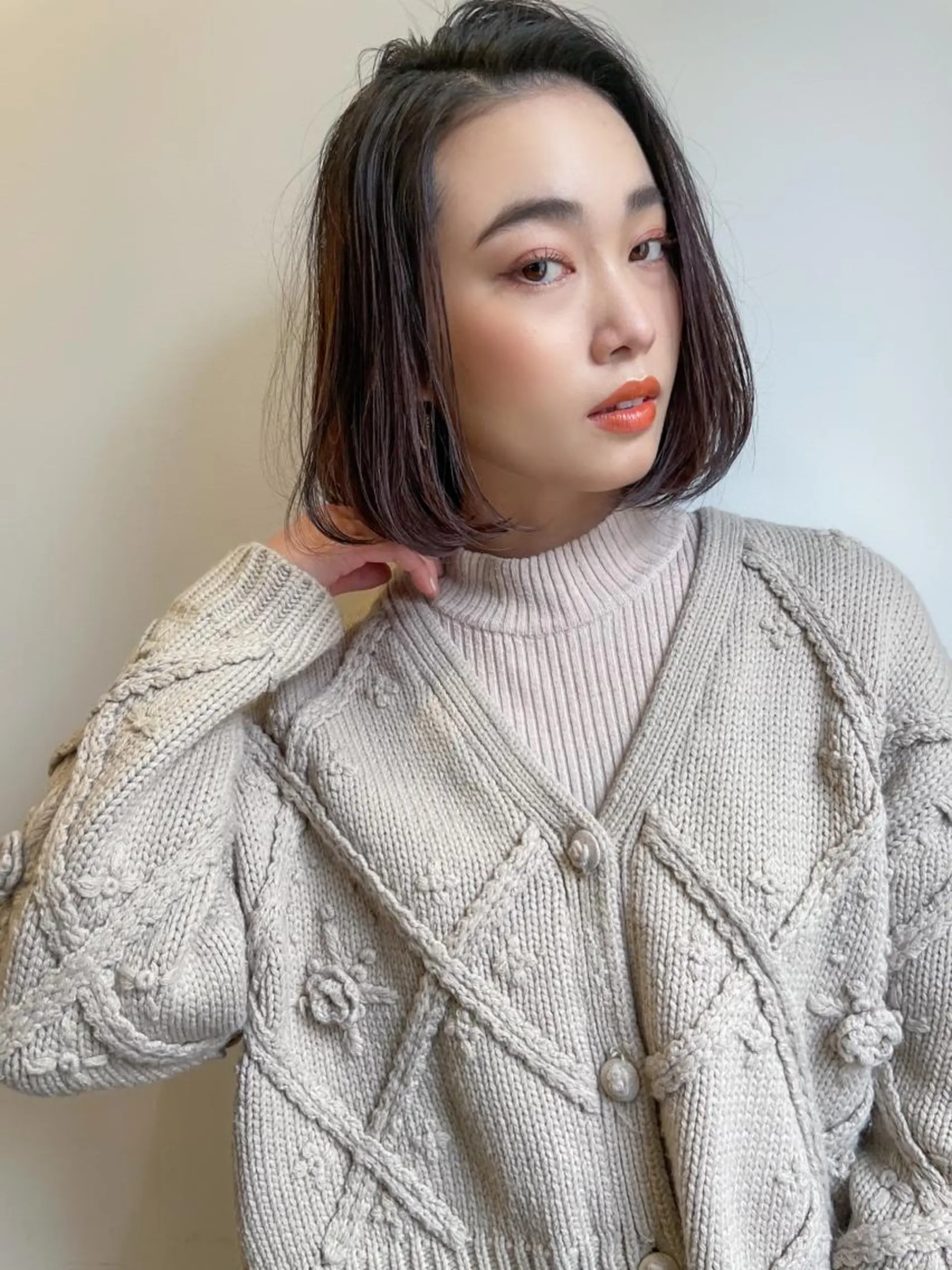 ミディアム kiy by ioeのヘアスタイル