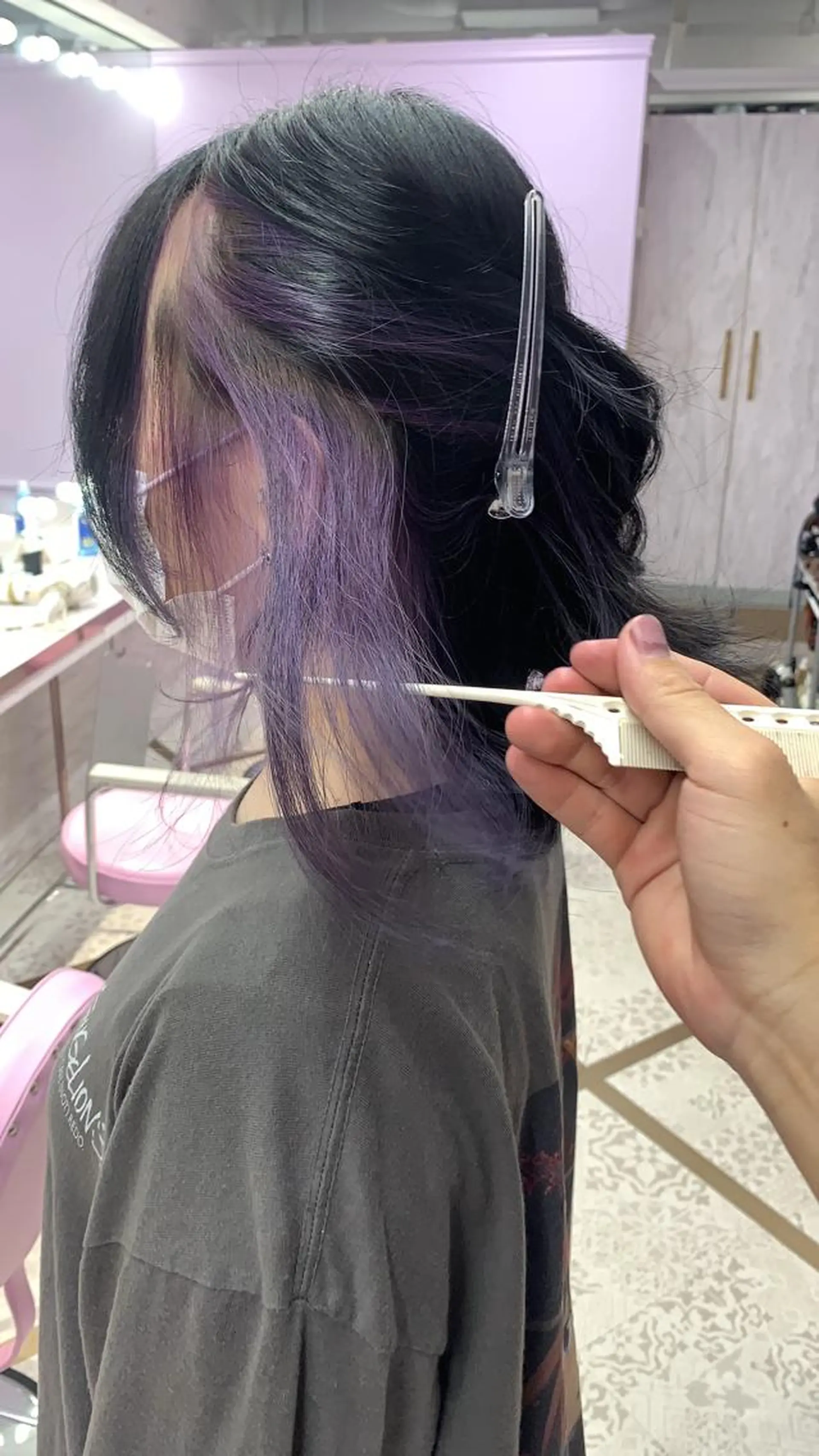 ミディアム L STUDIO心斎橋店所属・派手髪支持率No1 Eisukeのヘアスタイル