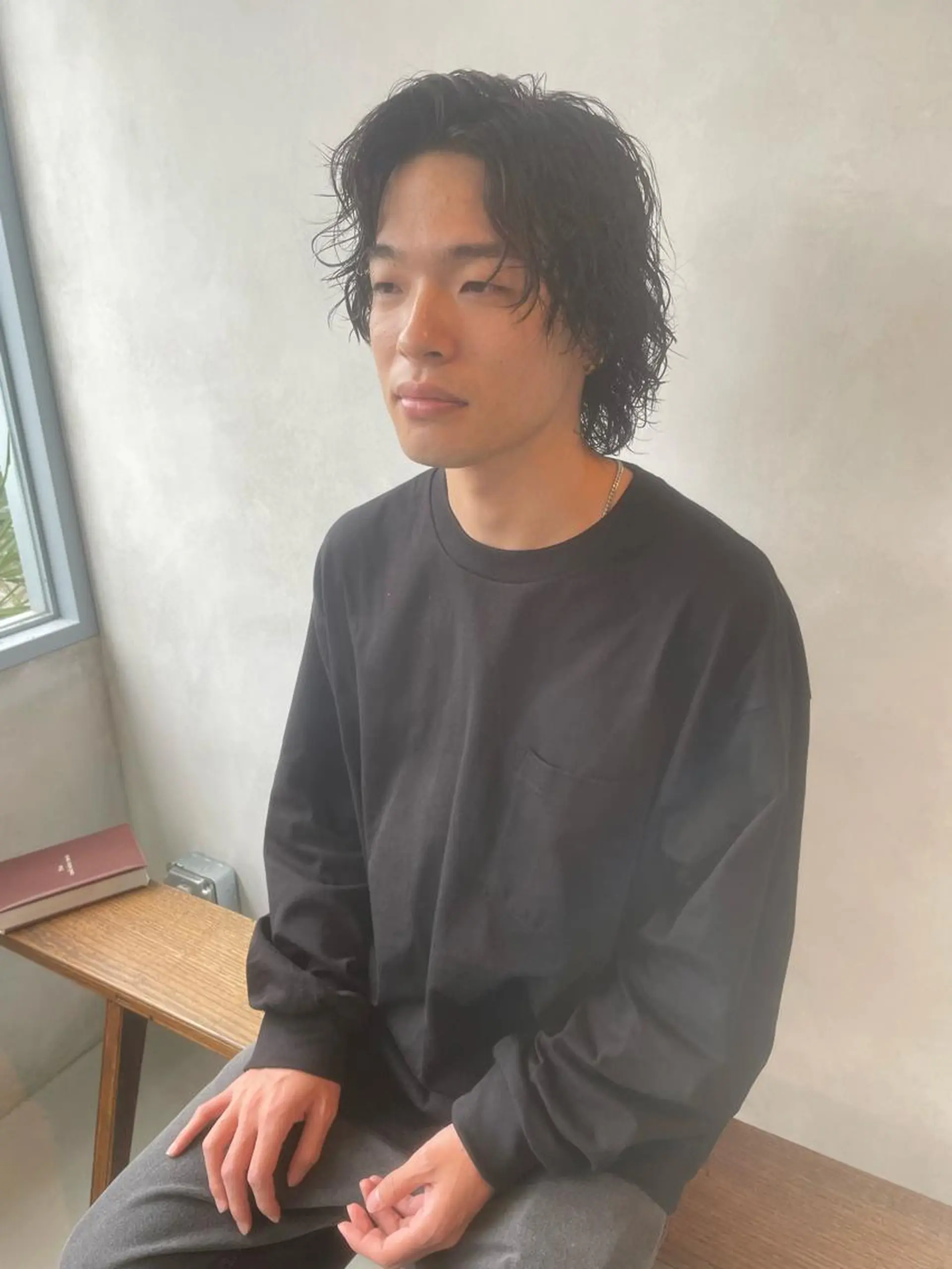 パーマ 吉本 碧仁のヘアスタイル