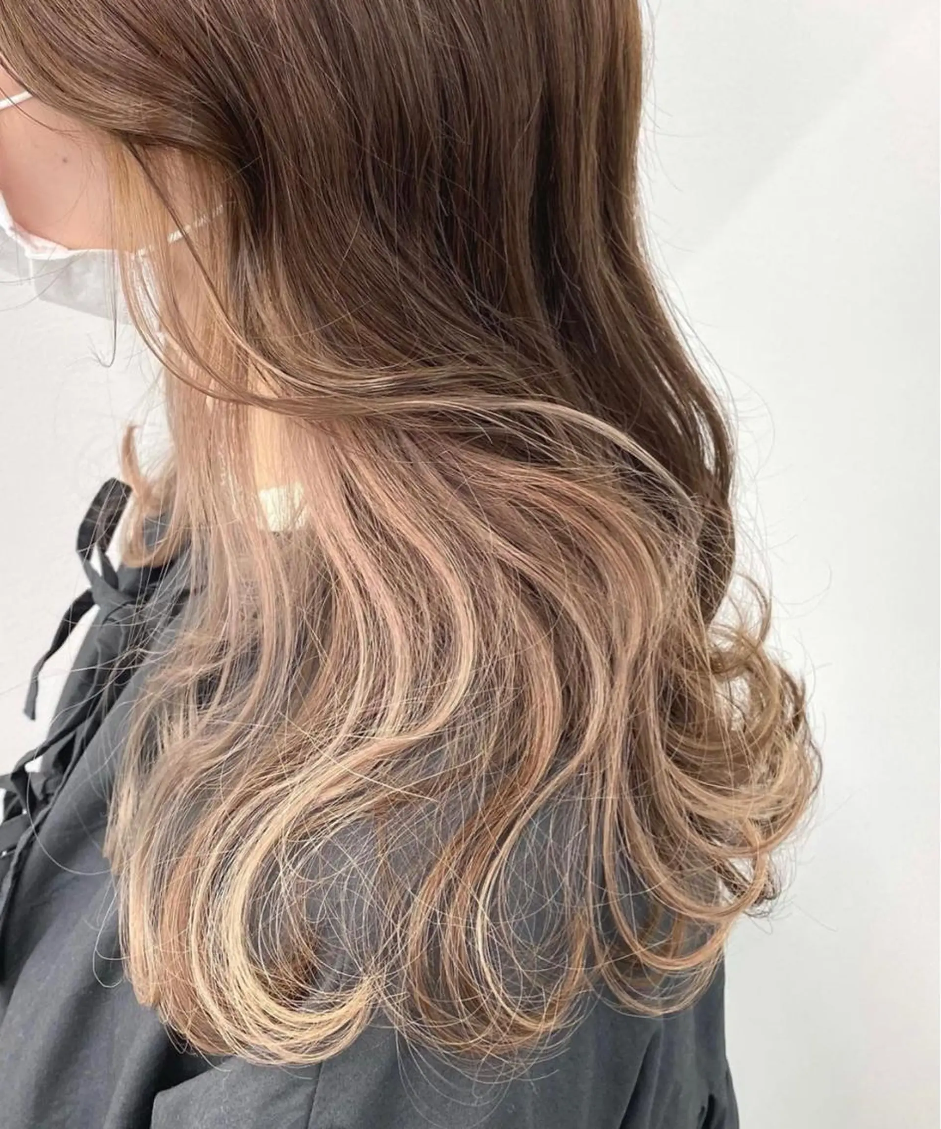 ロング カラー パーマ ヘアアレンジ メンズ キッズ ヘアカラー トリートメント nico TOKYO 渋谷所属・ブリーチ　ハイトーン 特化🌈フジタハルキのヘアスタイル