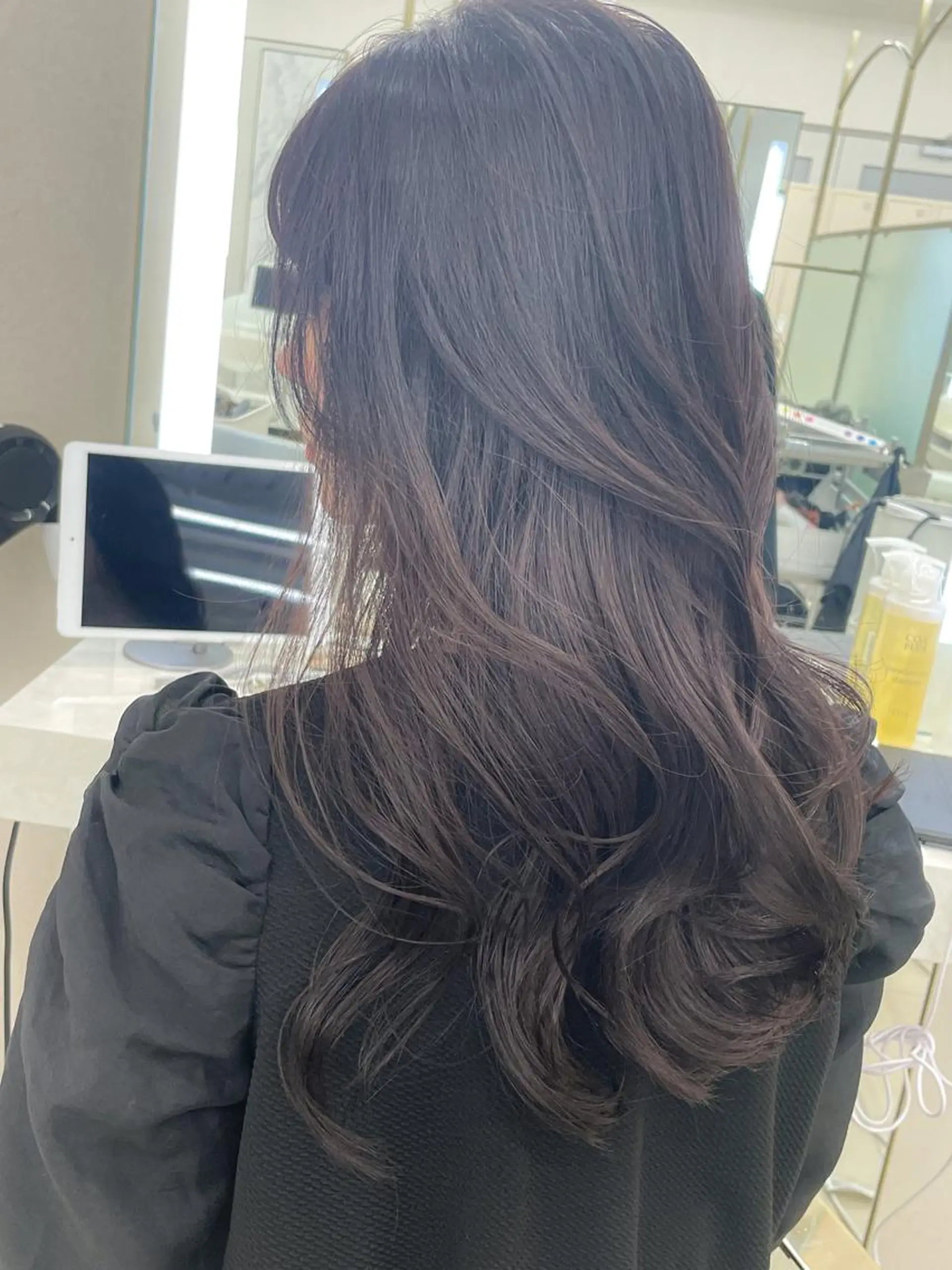 セミロング カラー COA GINZA 空也/前髪/顔まわりのヘアスタイル