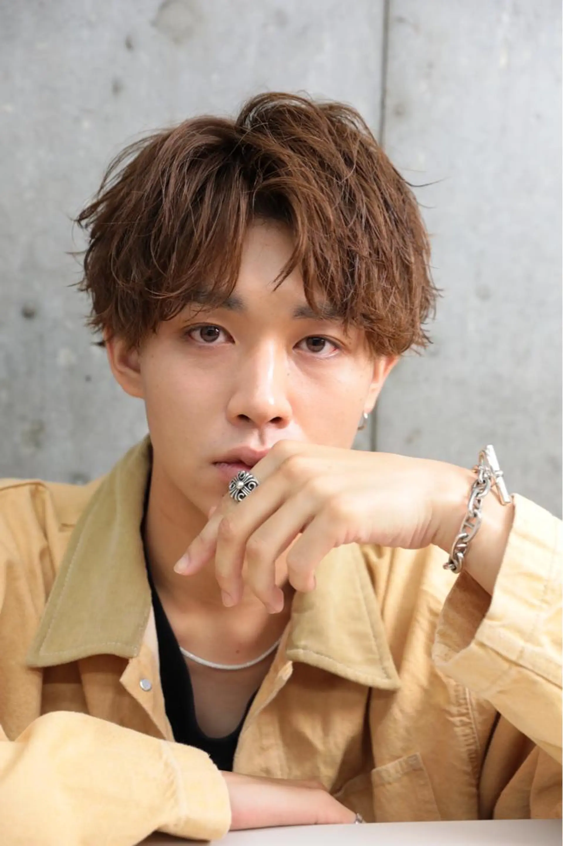 パーマ メンズ アップバング メンズパーマ 刈り上げ カット パーマ BIRTH by happiness所属・【ニュアンスパーマ】 西岡拓海のヘアスタイル