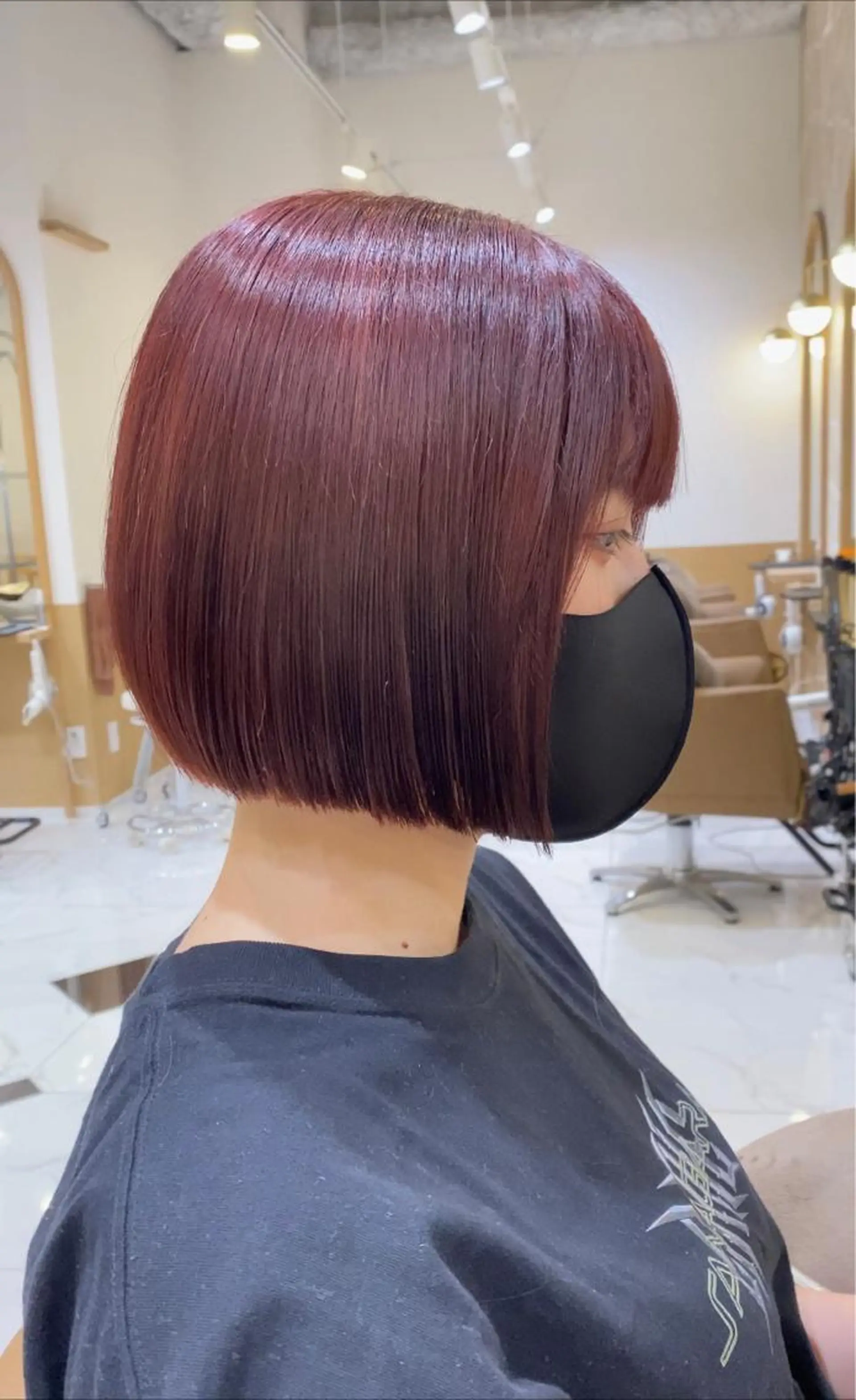 ショート ボブ カット ヘアカラー 坂井 茅聖のヘアスタイル