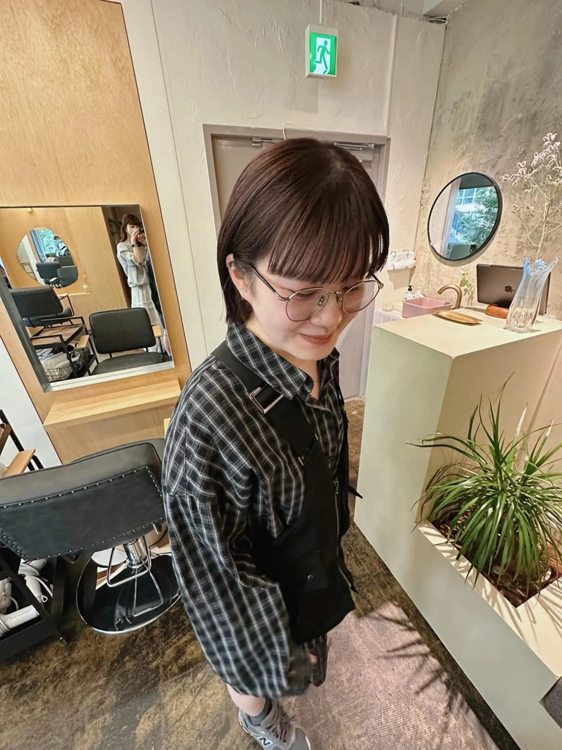 ショート カラー ベージュカラー ラベンダーカラー ラベンダーベージュ ボブ ワイドバング yupi🐈‍⬛ レイヤー/パーマのヘアスタイル