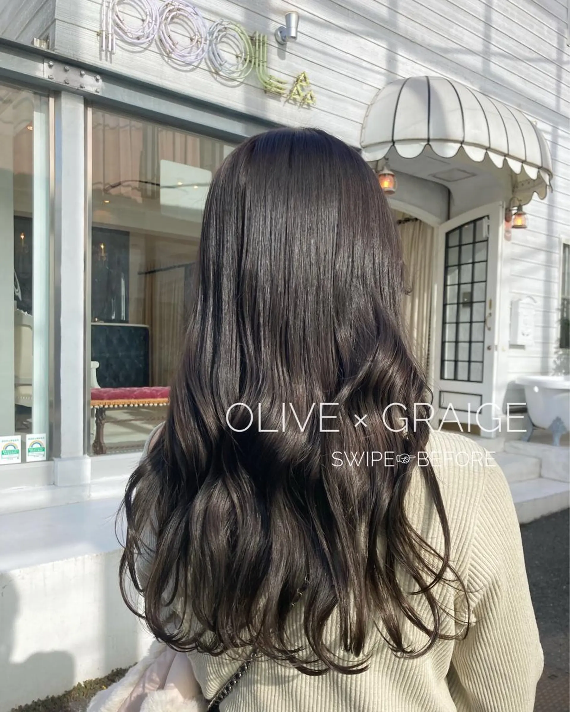 ロング カラー パーマ ヘアアレンジ Zina渋谷エリア マネージャShionのヘアスタイル