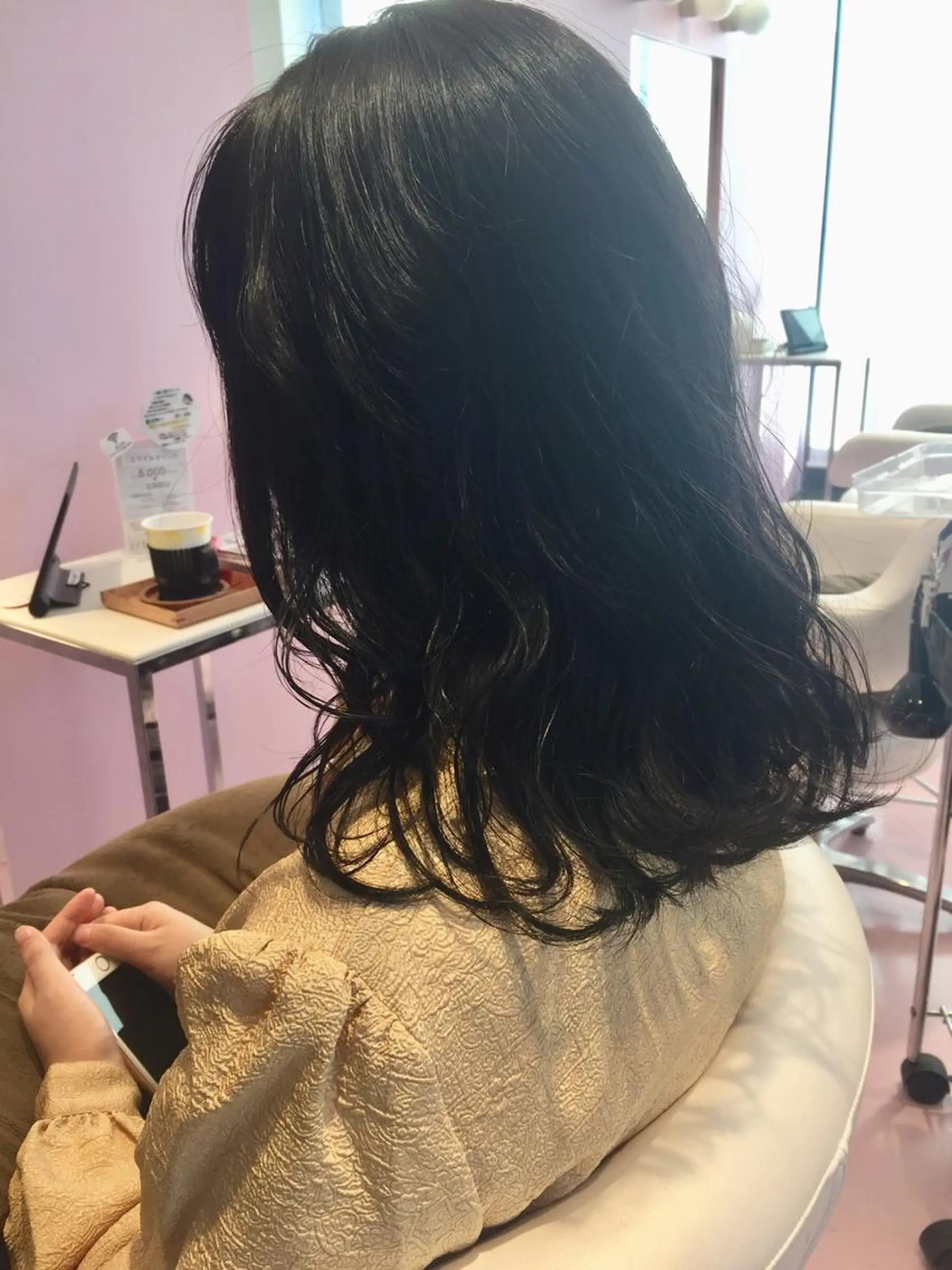 ミディアム アッシュ カット ヘアカラー トリートメント 所渉/韓国レイヤー /ウルフカットのヘアスタイル