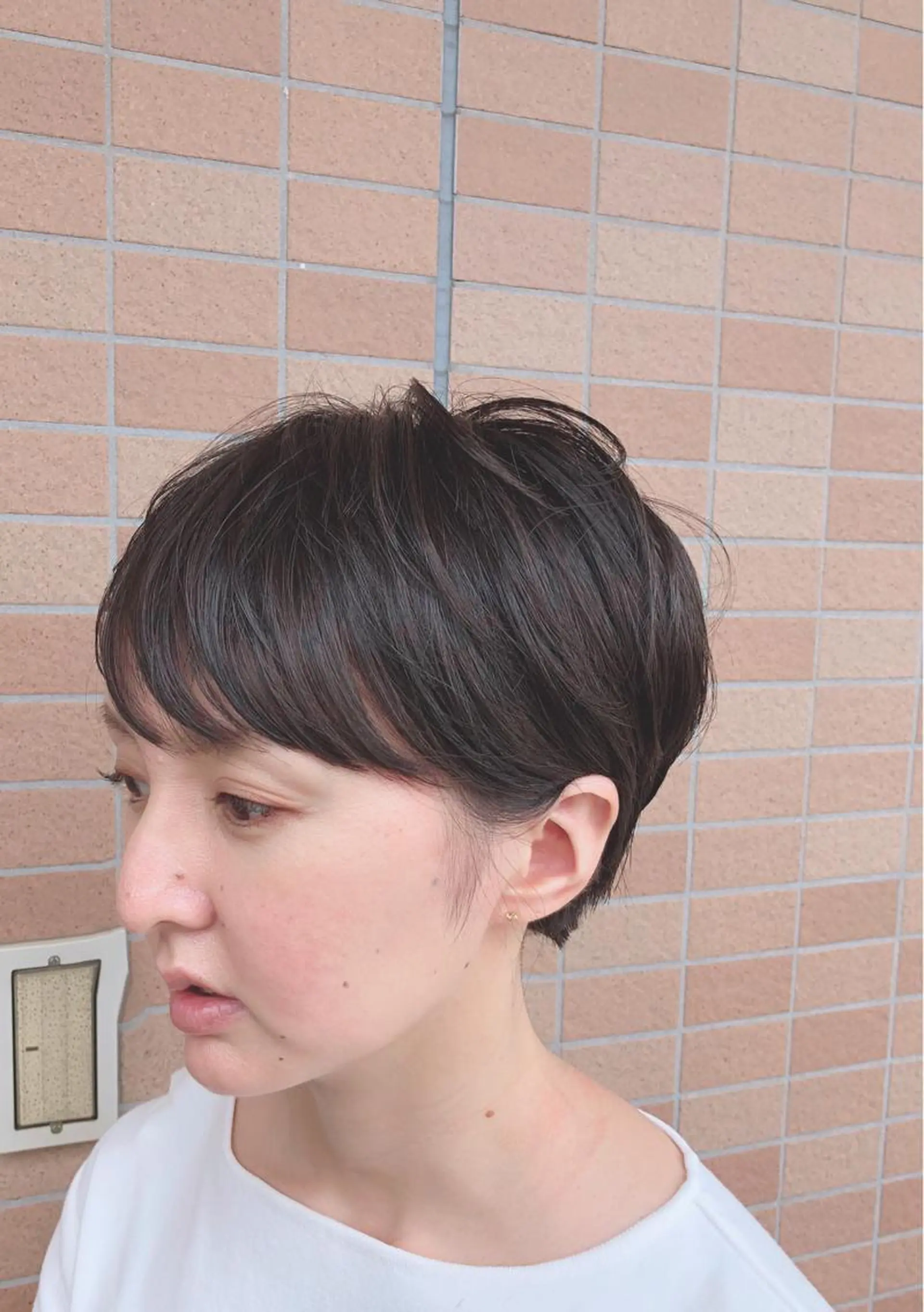 ショート 顔周りカット ショートヘア カット トリートメント 加藤 妙子のマツエク・マツパデザイン