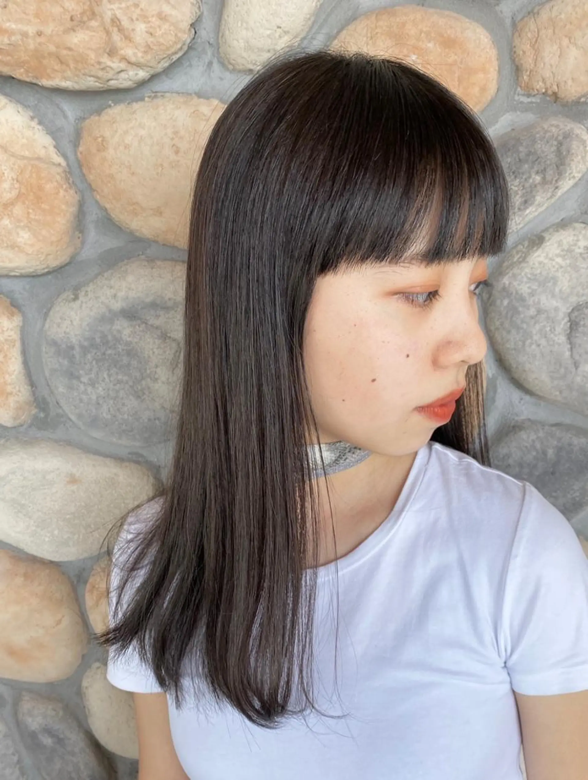 ミディアム ミディアムパーマ 縮毛矯正 モダーン北鎌倉所属・中溝 アカリのヘアスタイル