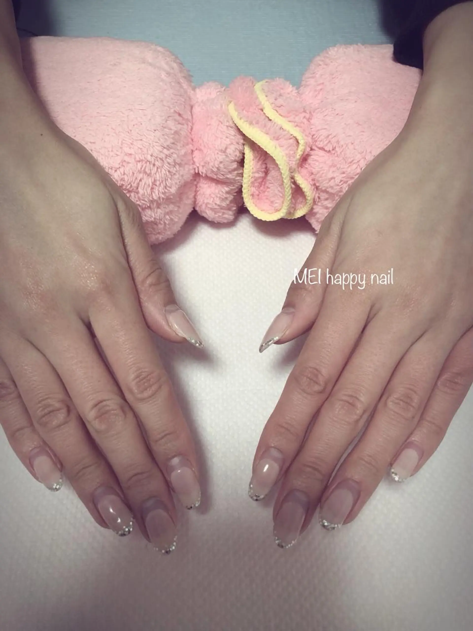 ネイル ラメ(グリッター) 北浦和 自爪育成ケアのネイルデザイン