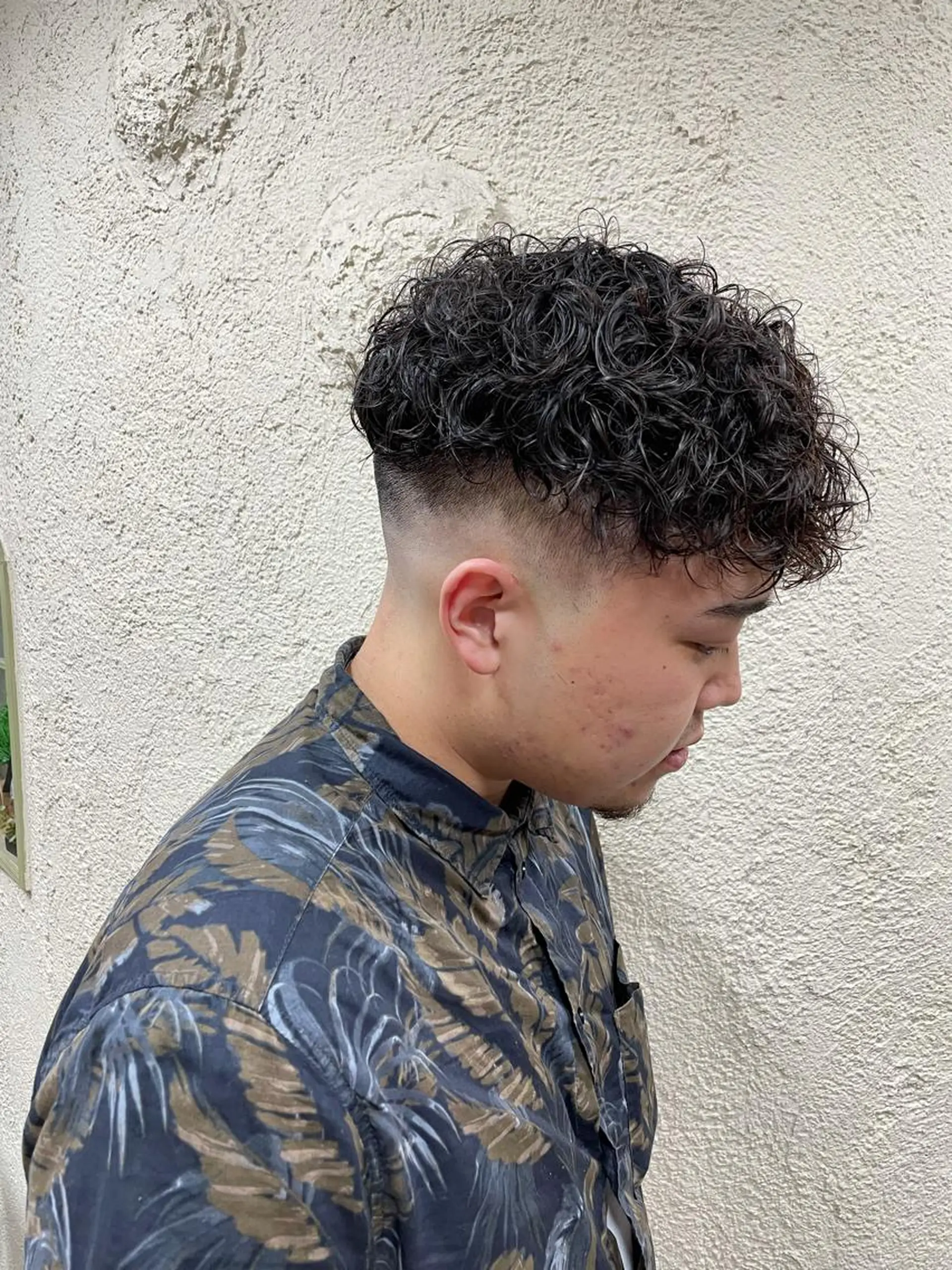 メンズ フェードカット メンズパーマ カット パーマ 【Gisel】 Asakiのヘアスタイル