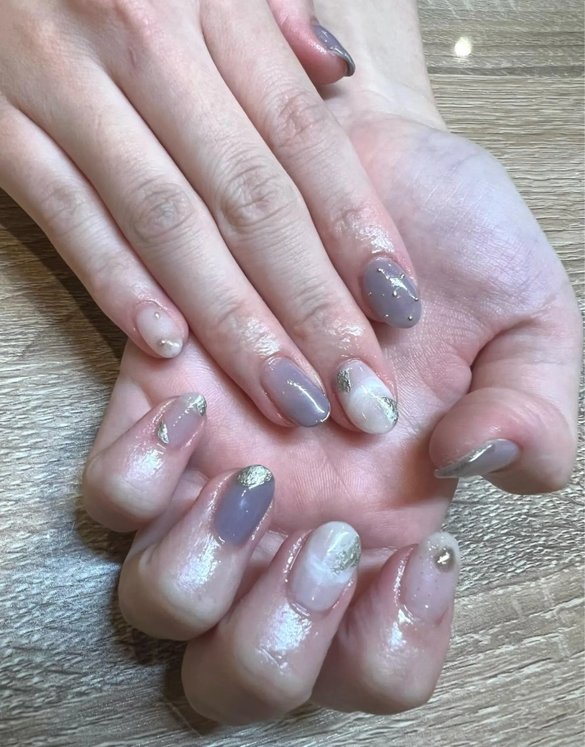 ネイル ニュアンスネイル 千原 優子のネイルデザイン