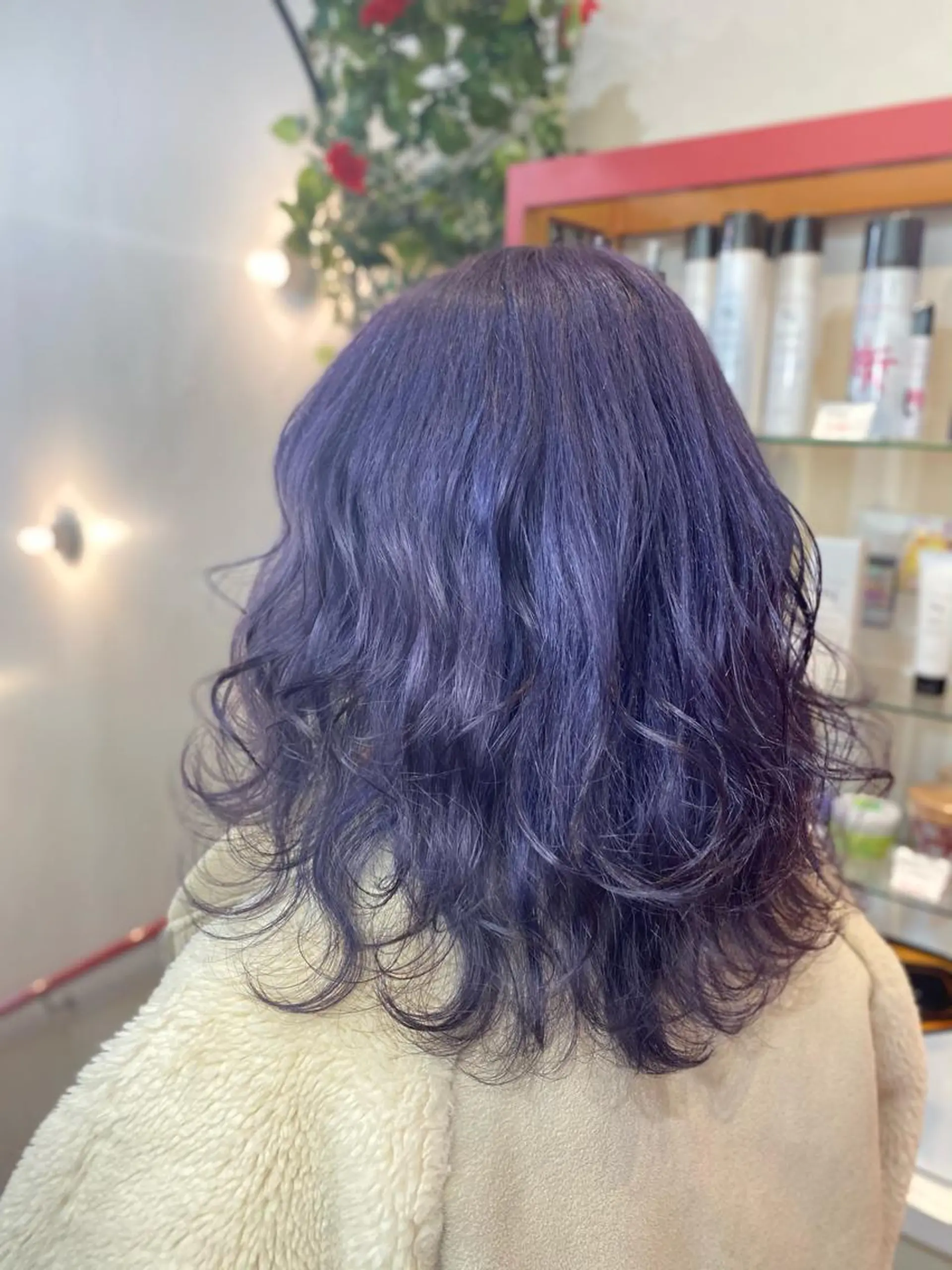 ミディアム ヘアカラー ゆぴ☾‪/推しカラー /ハイトーンのヘアスタイル