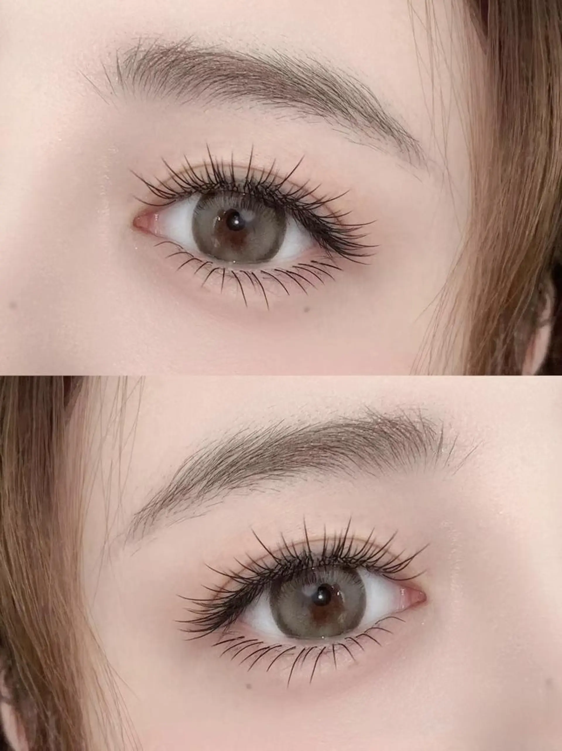 マツエク・マツパ 韓国風マツエク パリジェンヌラッシュリフト まつげパーマ 下まつげエクステ 一重×まつ毛パーマ 東 奈那のマツエク・マツパデザイン