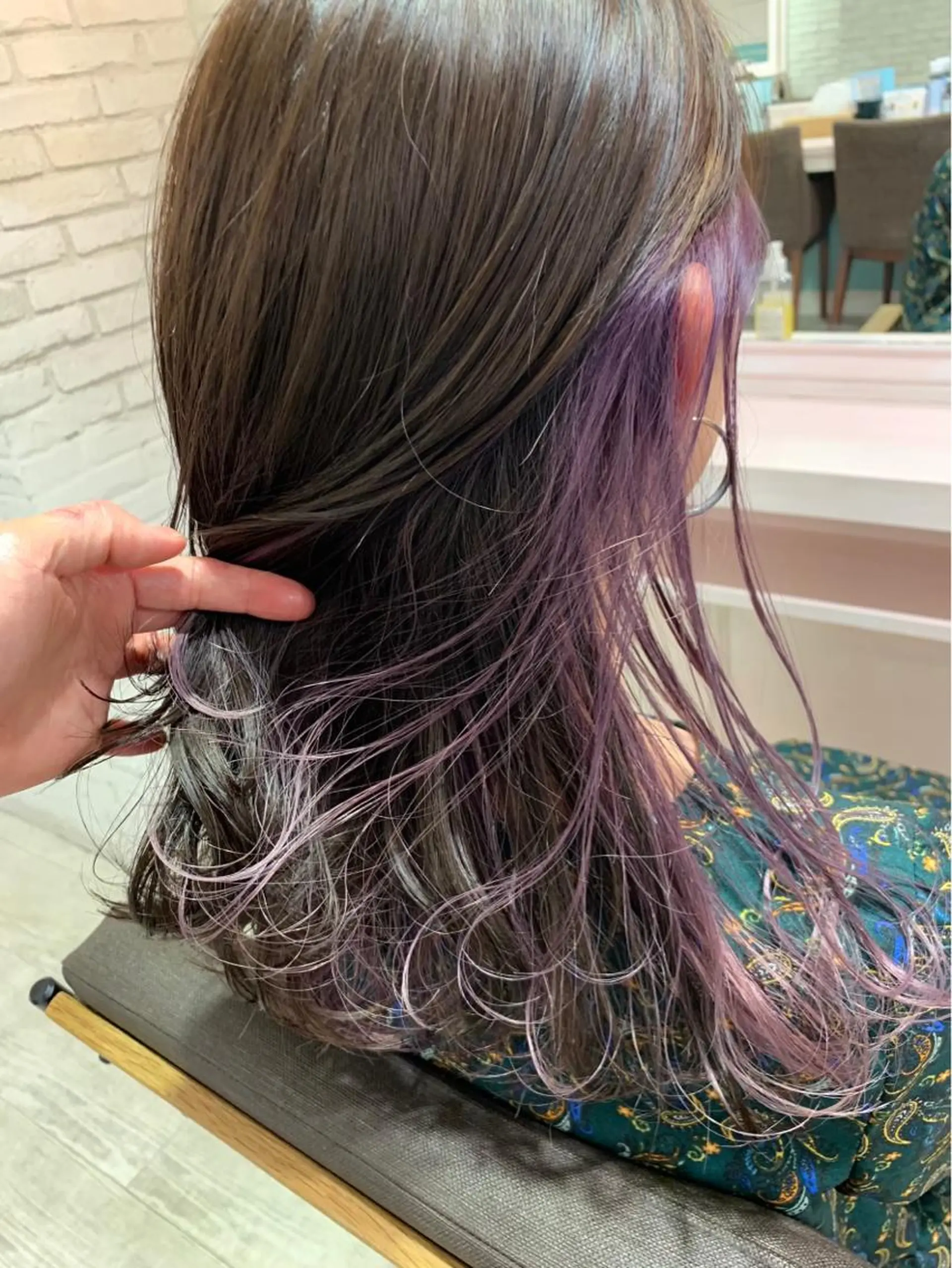 セミロング ヘアカラー トリートメント ダブルカラー /垣尾颯大のヘアスタイル