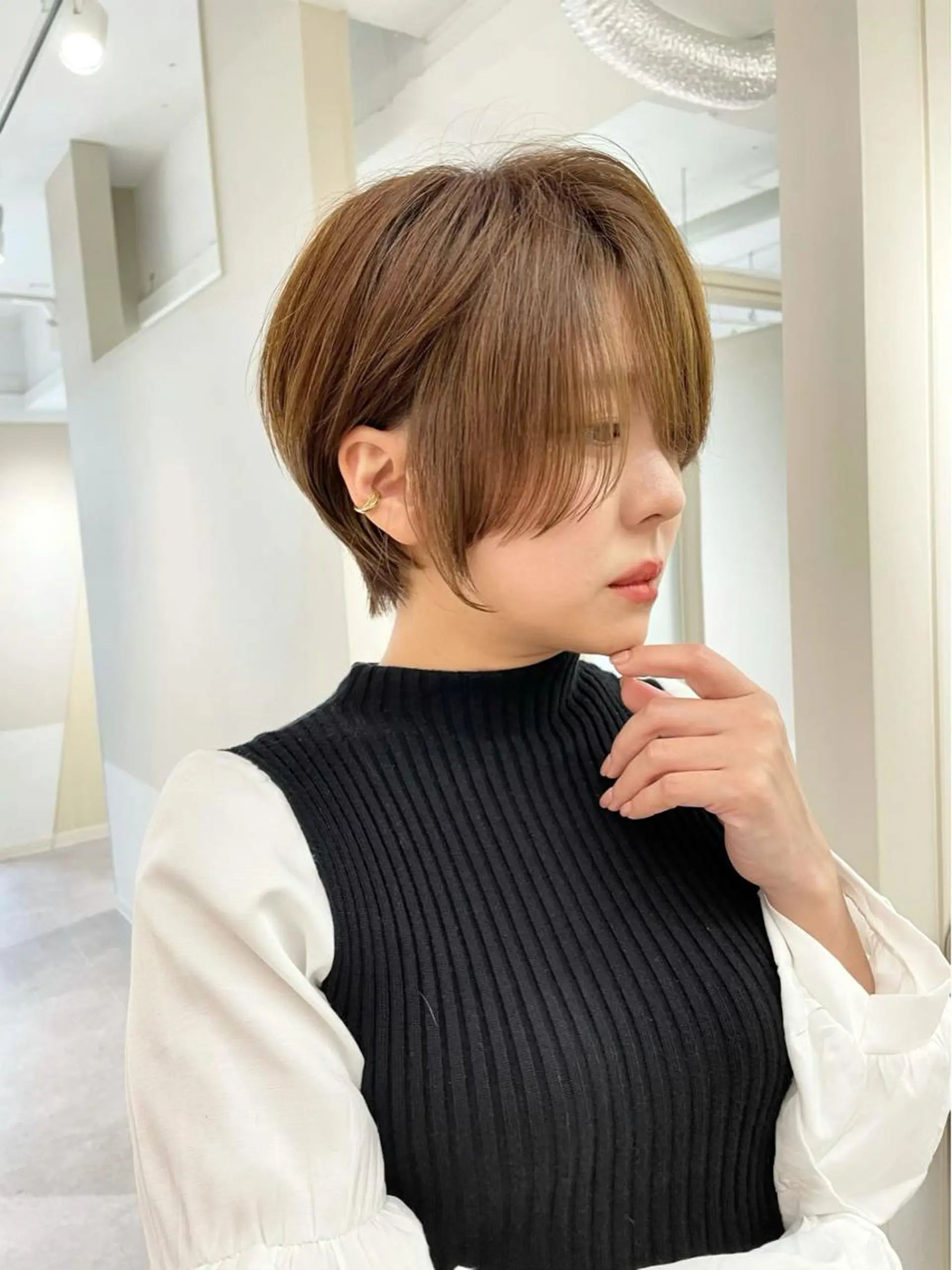 ショート 江崎 良のヘアスタイル