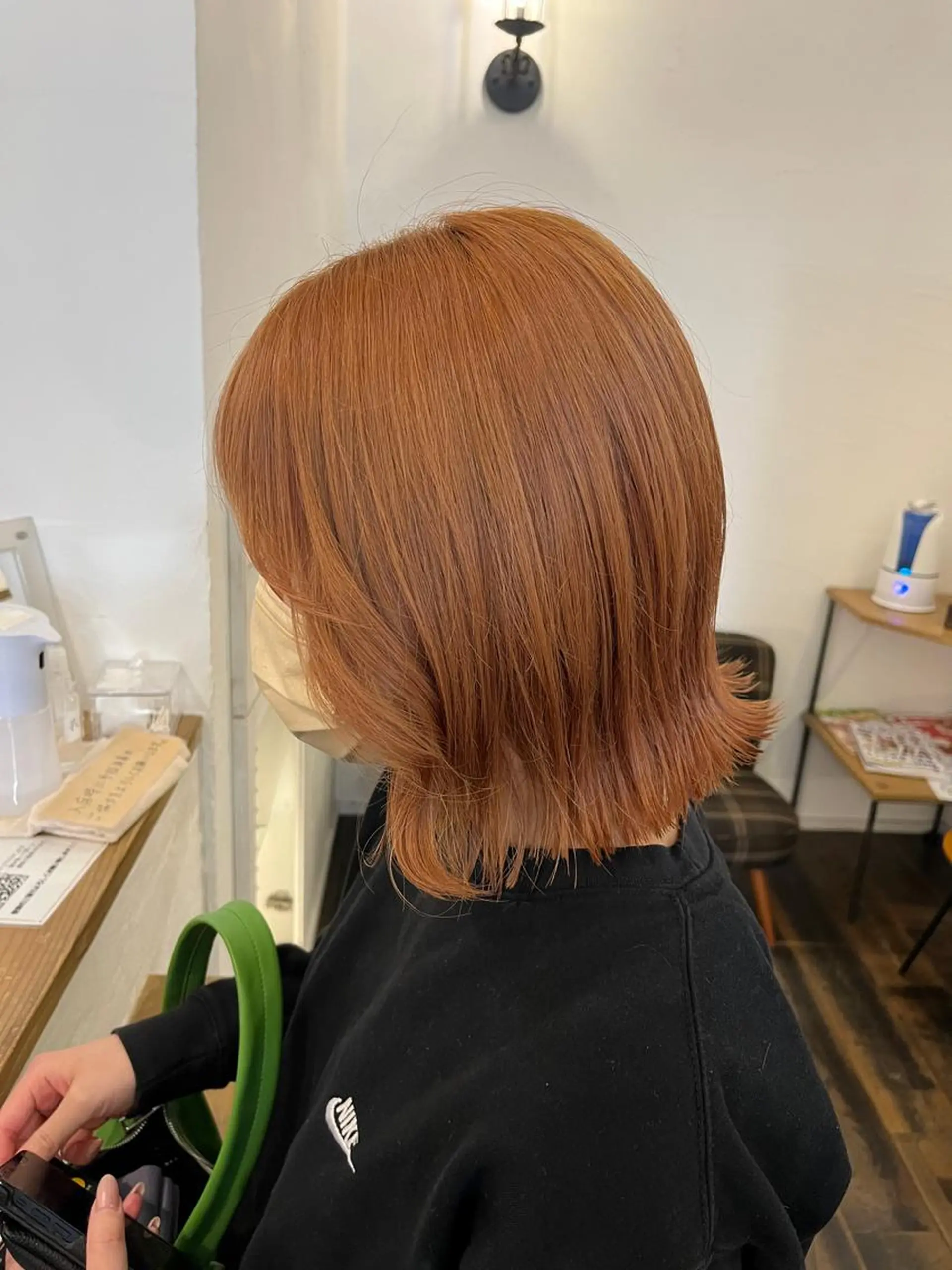 ミディアム カラー オレンジ 伊藤ゆかり/髪質改善 /透明感カラーのヘアスタイル