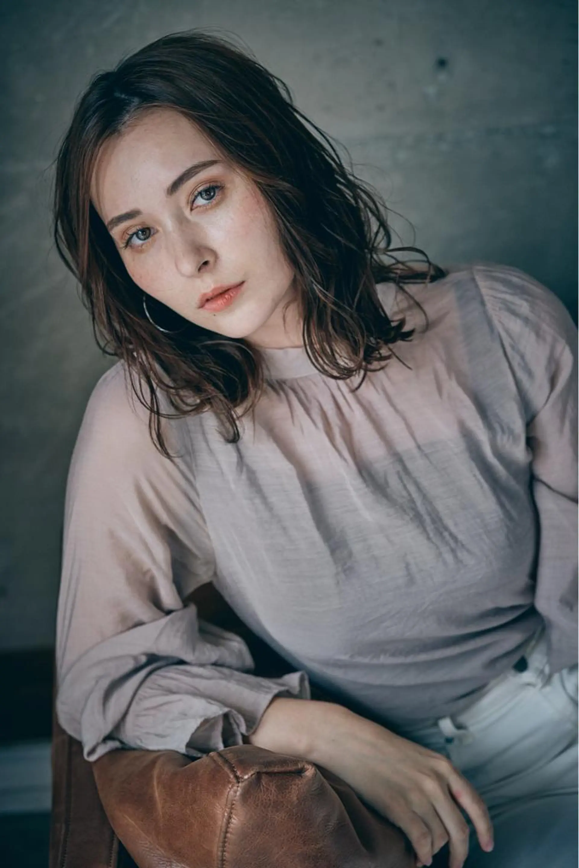 ミディアム カラー ヘアアレンジ 仲間 菜々世のヘアスタイル