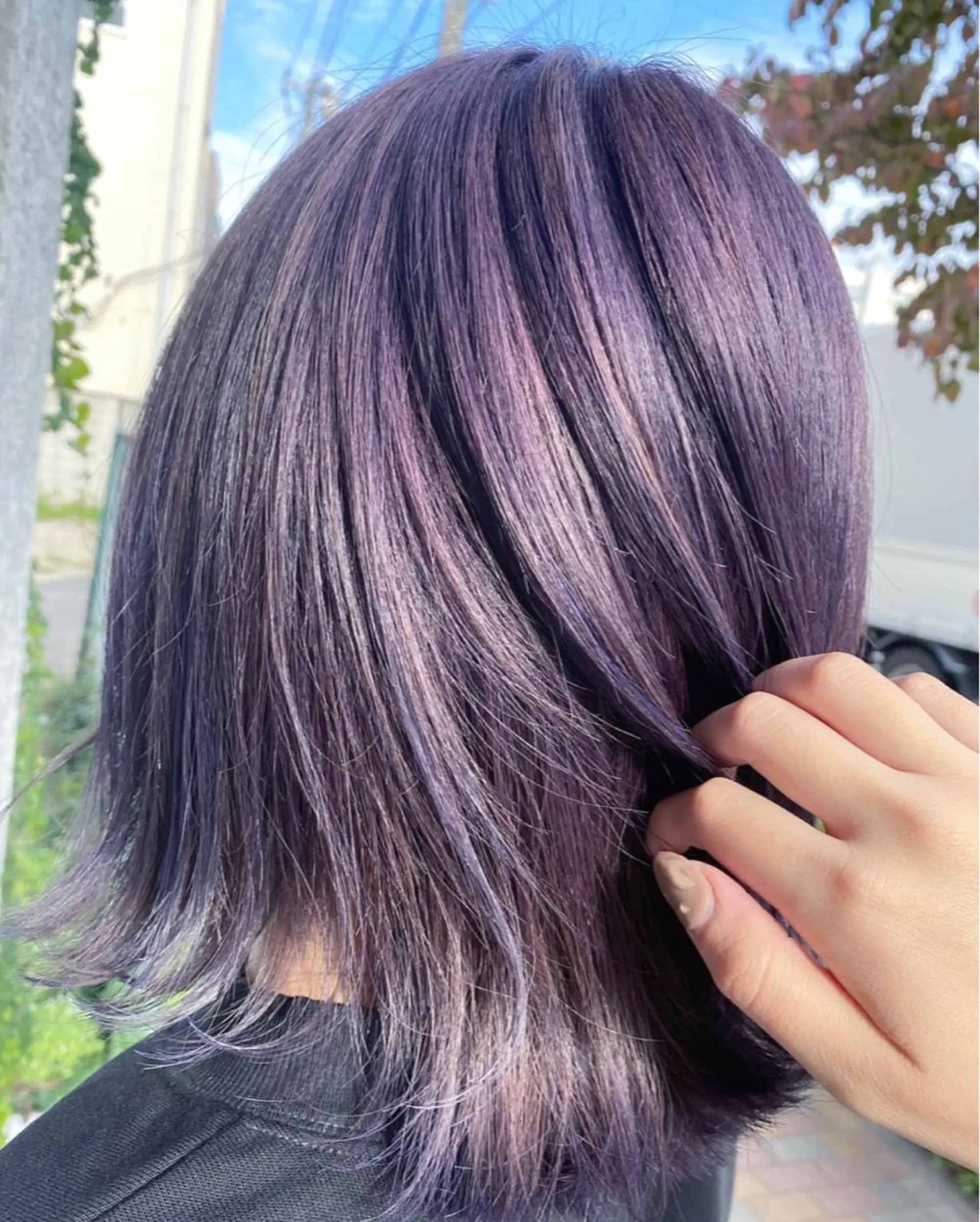 ミディアム カラー ヘアアレンジ ブリーチ ヘアカラー トリートメント 立花 ふたば🌱のヘアスタイル