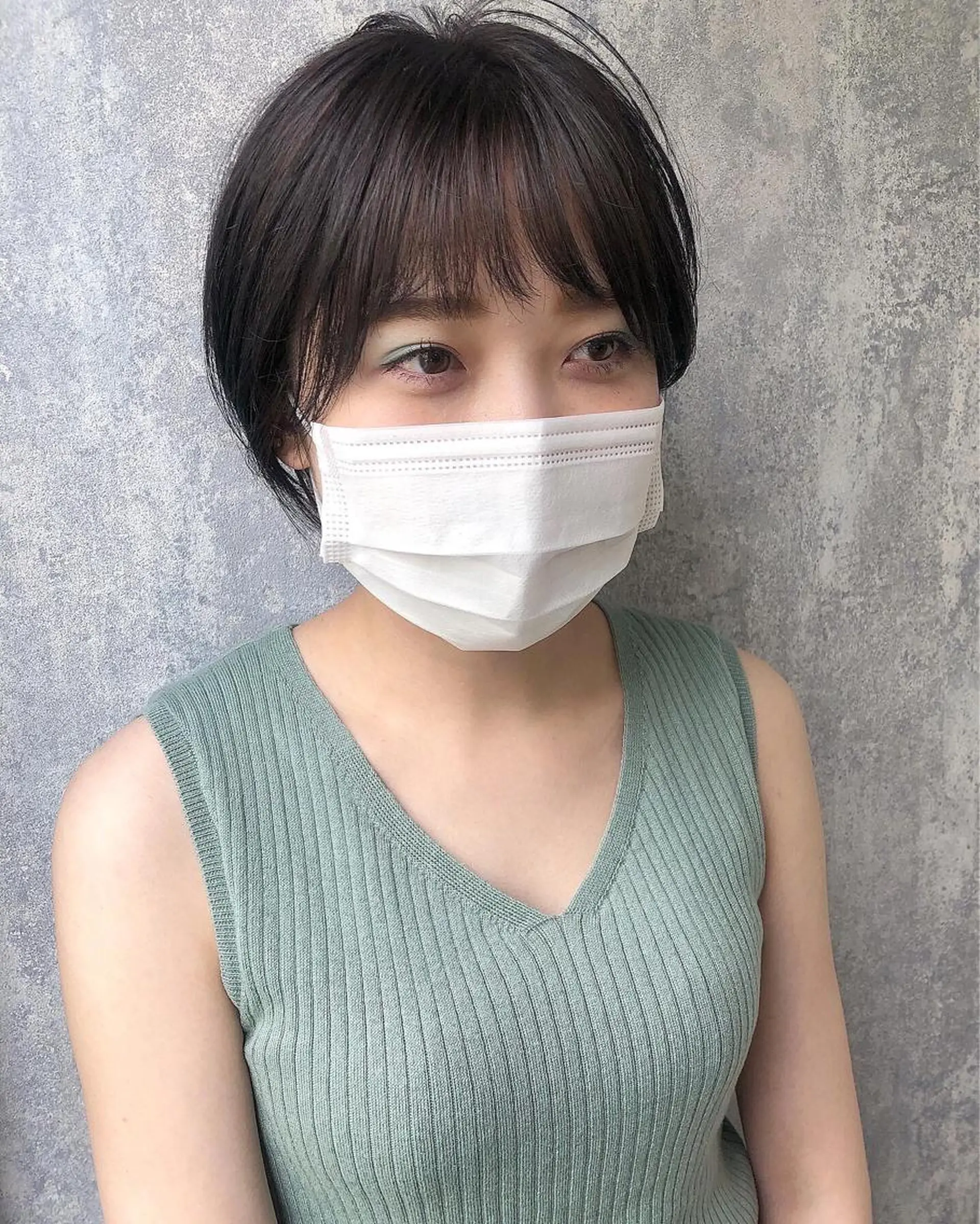 カラー アッシュ ブリーチ ラベンダーカラー ラベンダーアッシュ レイヤー/ボブ/ 顔周り/yukinaのヘアスタイル