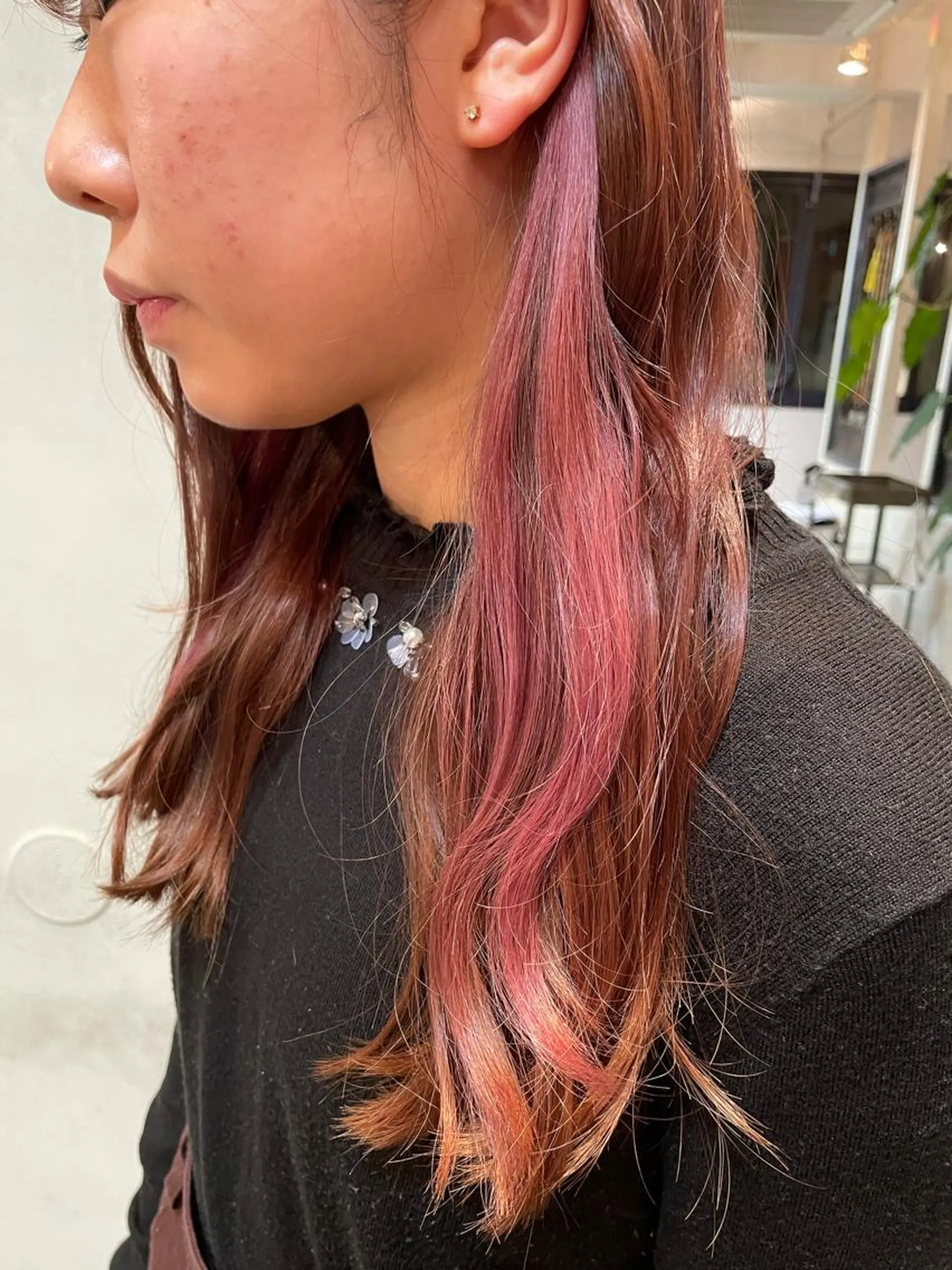 ミディアム パープルカラー Belle BIANCA所属・スギヤマ ショウゴのヘアスタイル