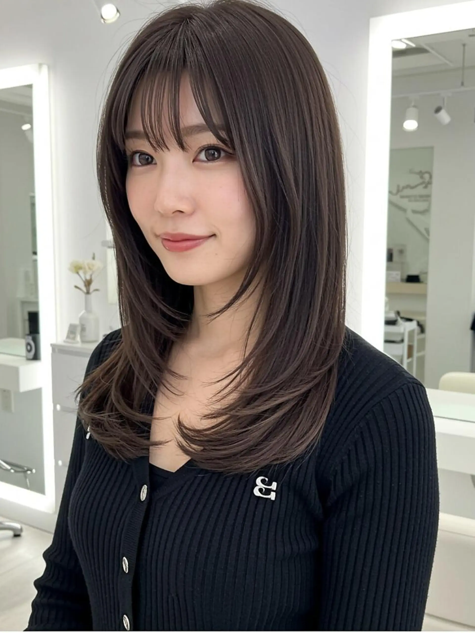 セミロング カラー ヘアアレンジ 髪質改善 トリートメント 髪質改善専門店 個室型美容室GULGUL 秋葉原店 【グルグル】所属・髪質改善/秋葉原 OizumiNanaのヘアスタイル