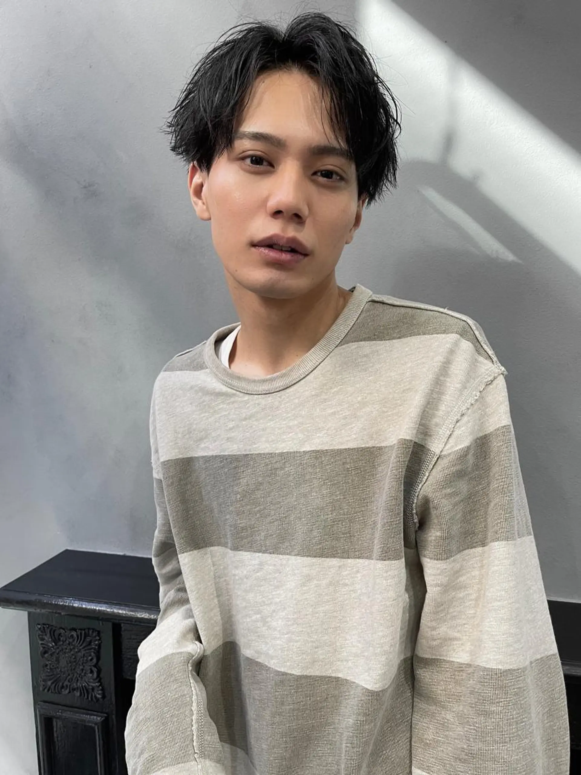 ミディアム 艶カラー/フェイス レイヤー/たむのヘアスタイル