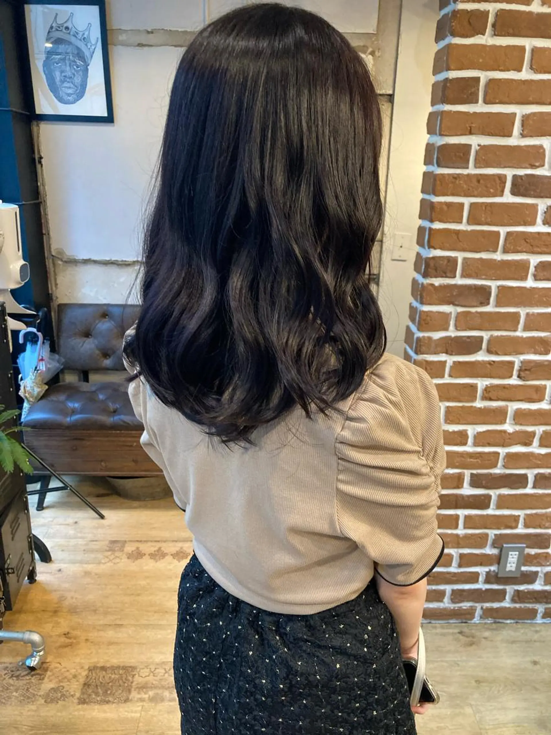 ミディアム ヘアカラー トリートメント ✨色持ちの良い艶 カラー✨蟹江真世のヘアスタイル